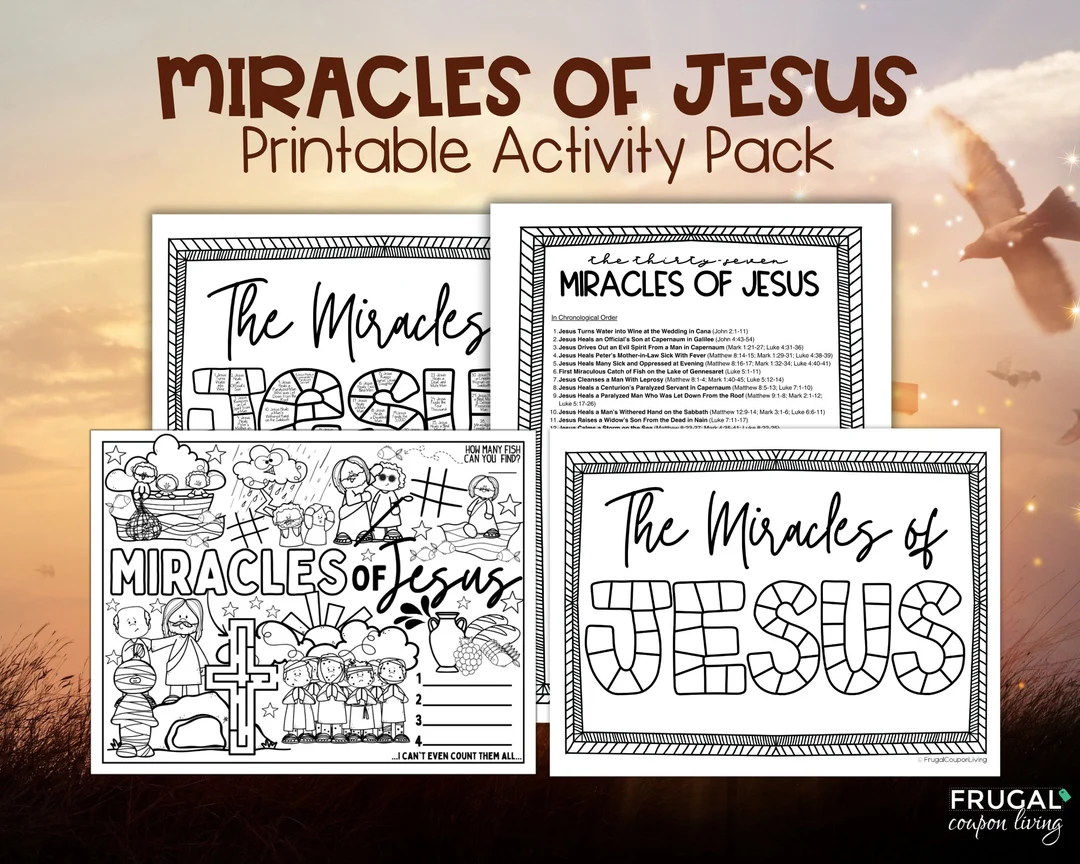 37 Miracles Of Jesus In Chronological