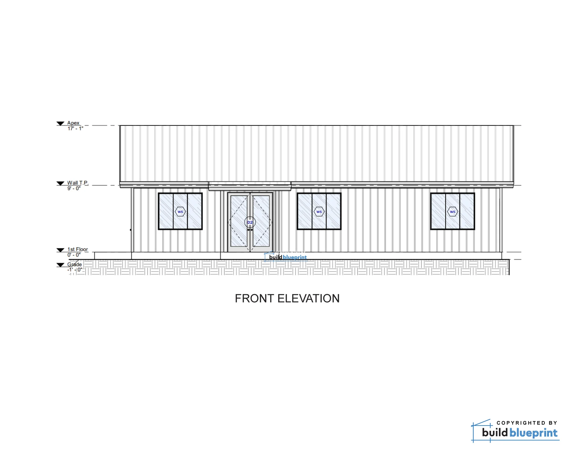 40 X 50 Lean Cottage Architectural Plans