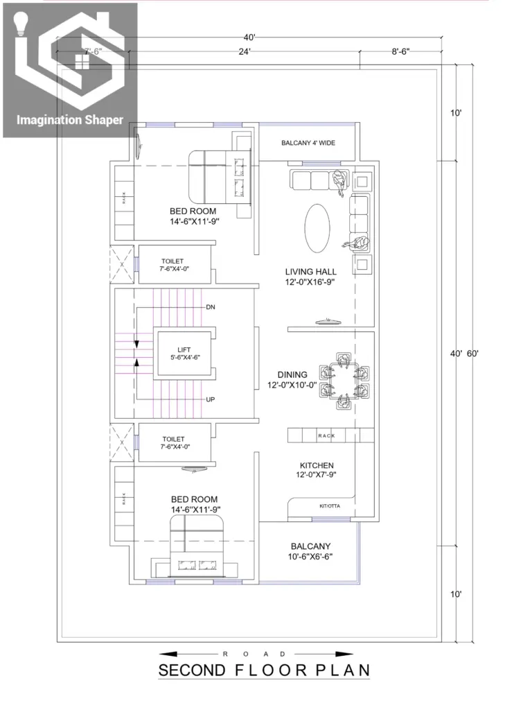 40X40 Basement Home Design 2033