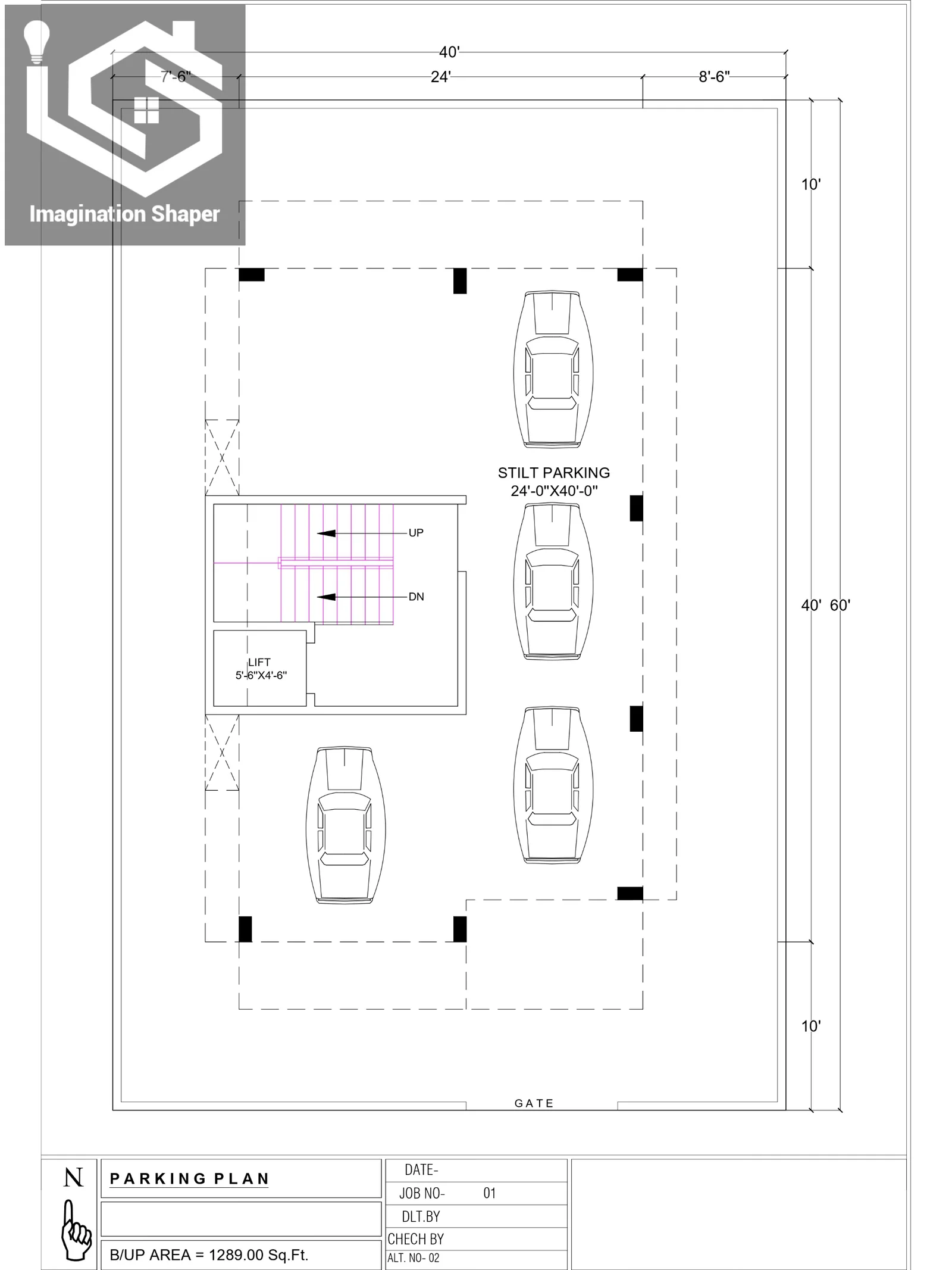 40X40 Basement Home Design 2033