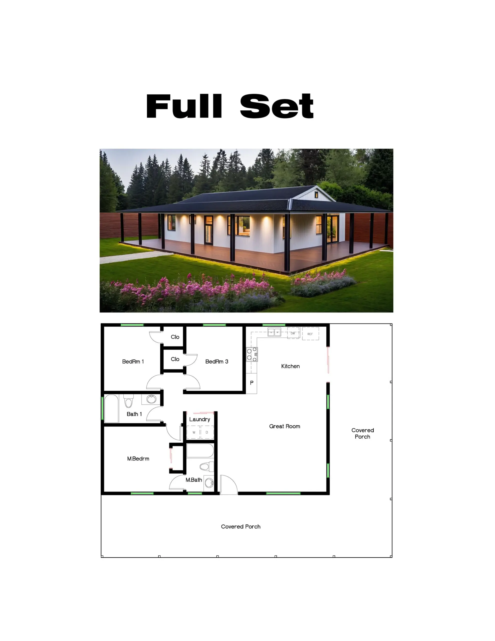 40x40 House Plans 1 Story