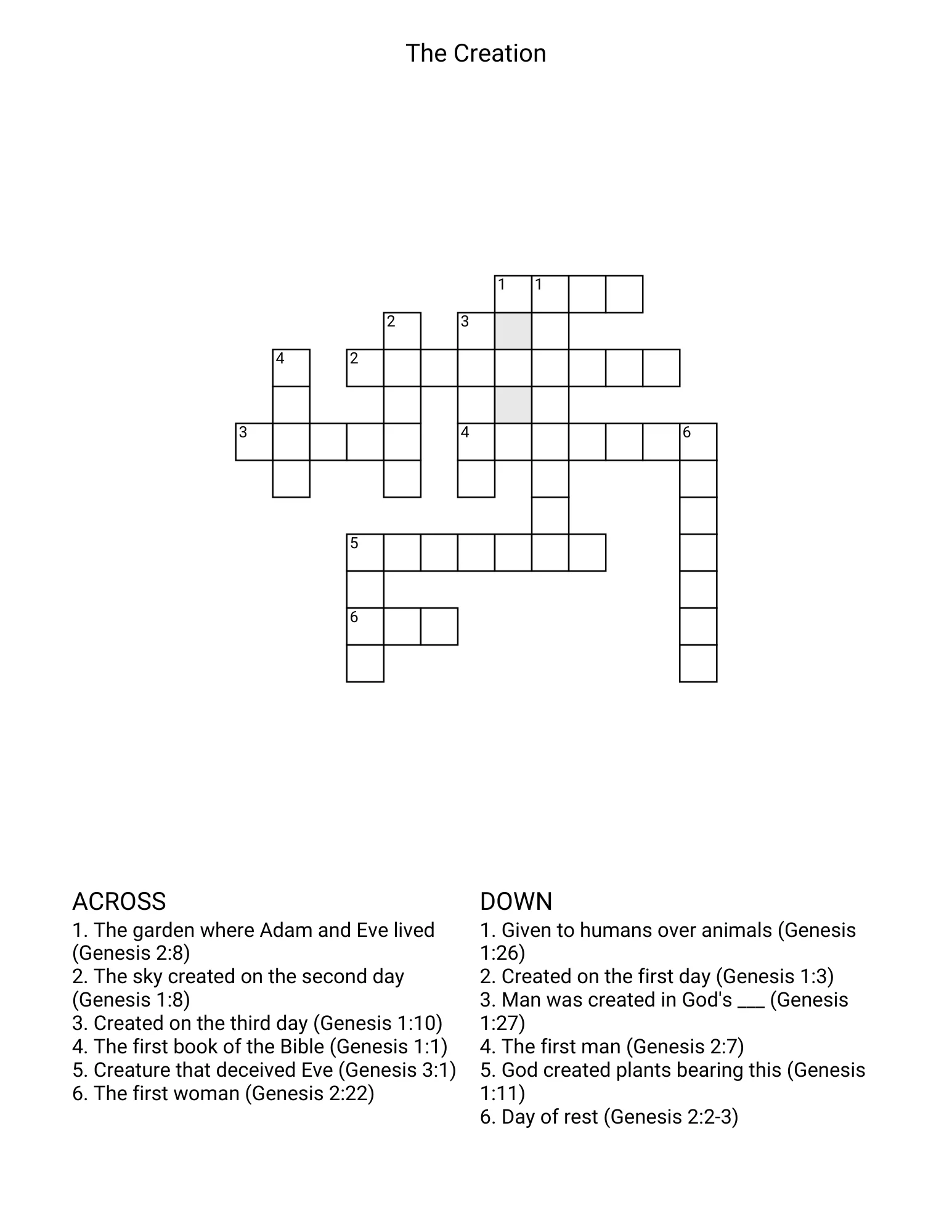 50 Bible Crossword Puzzles For Adults