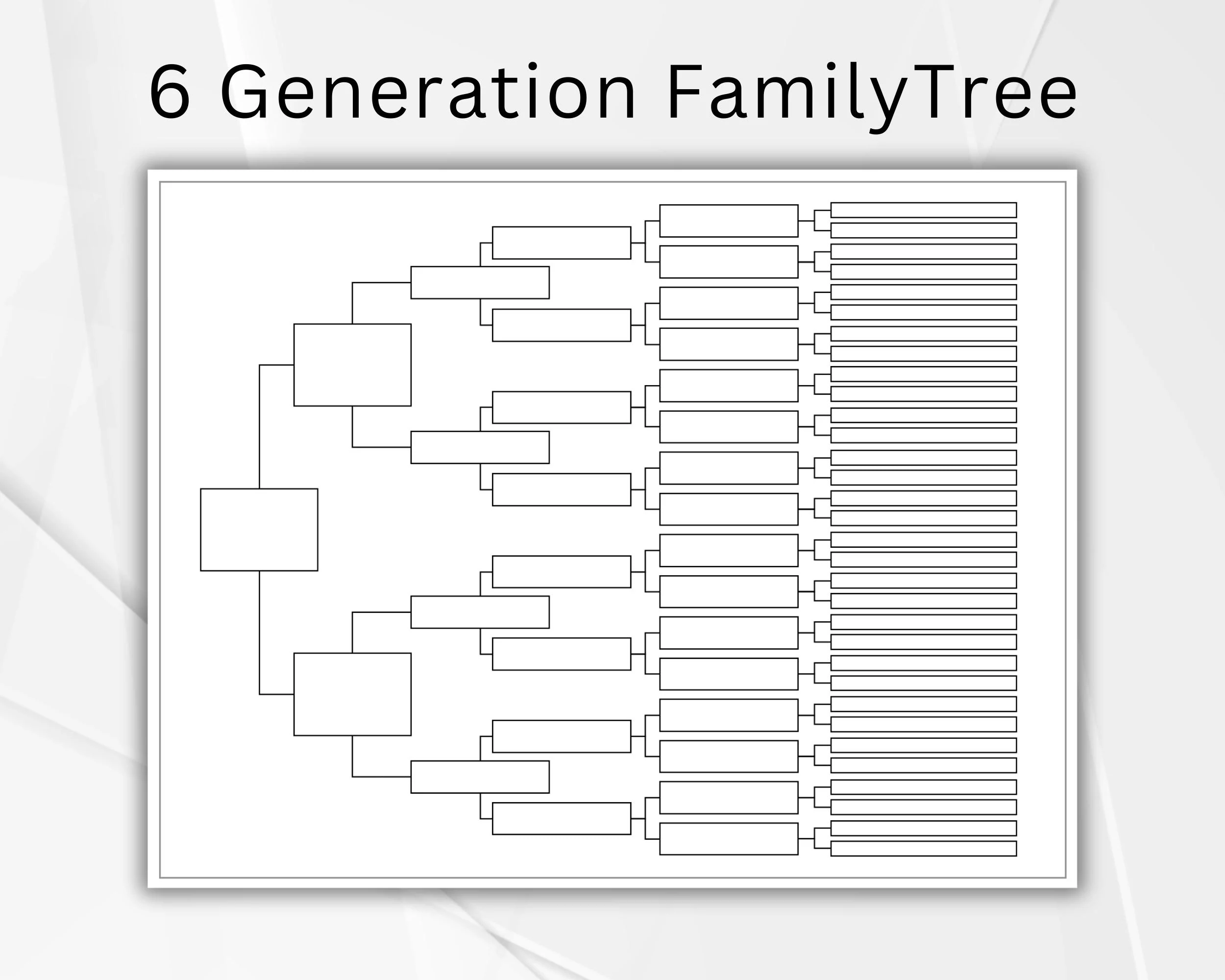 6 Generation Family Tree Pdf