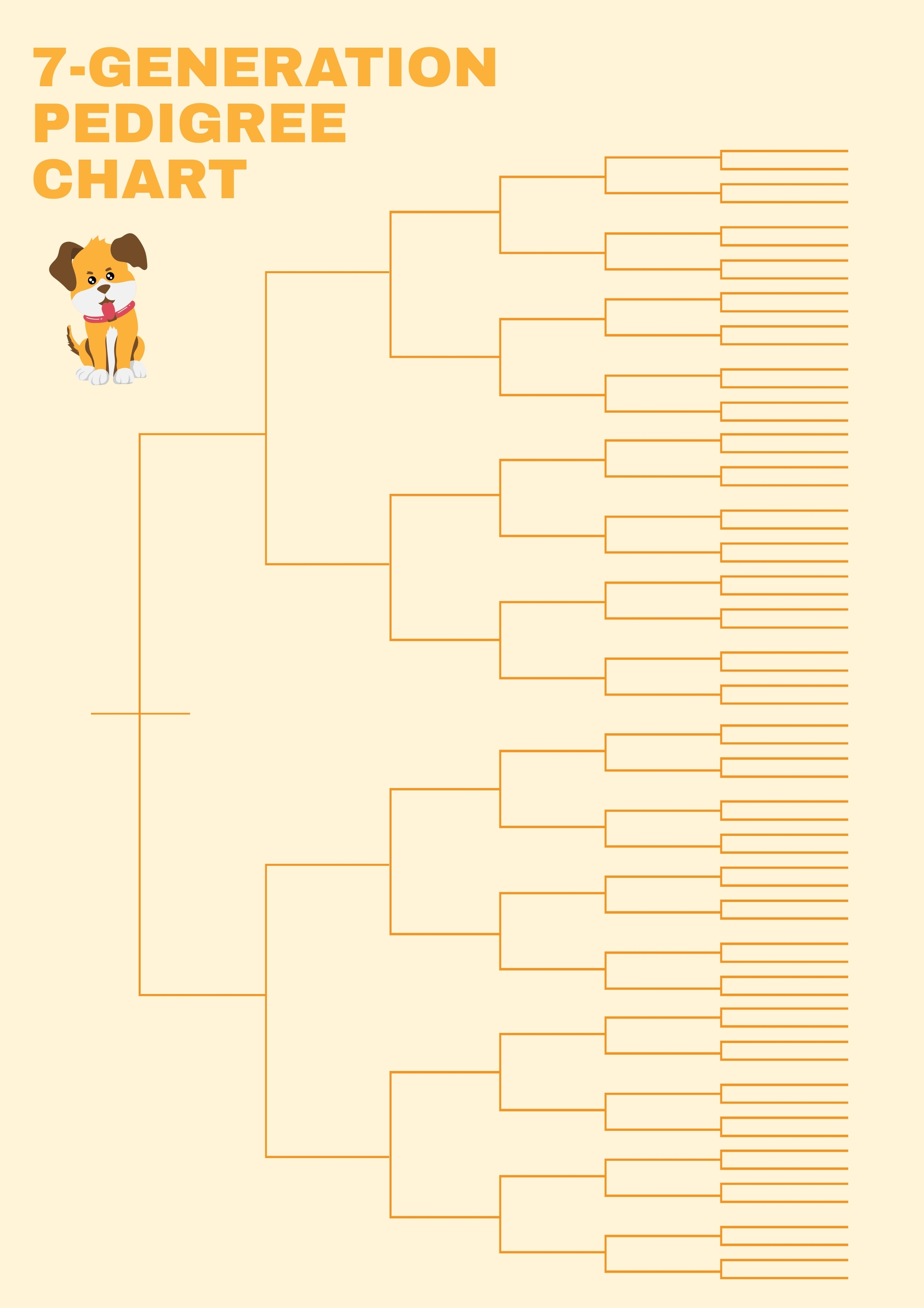 7 Generation Pedigree Chart