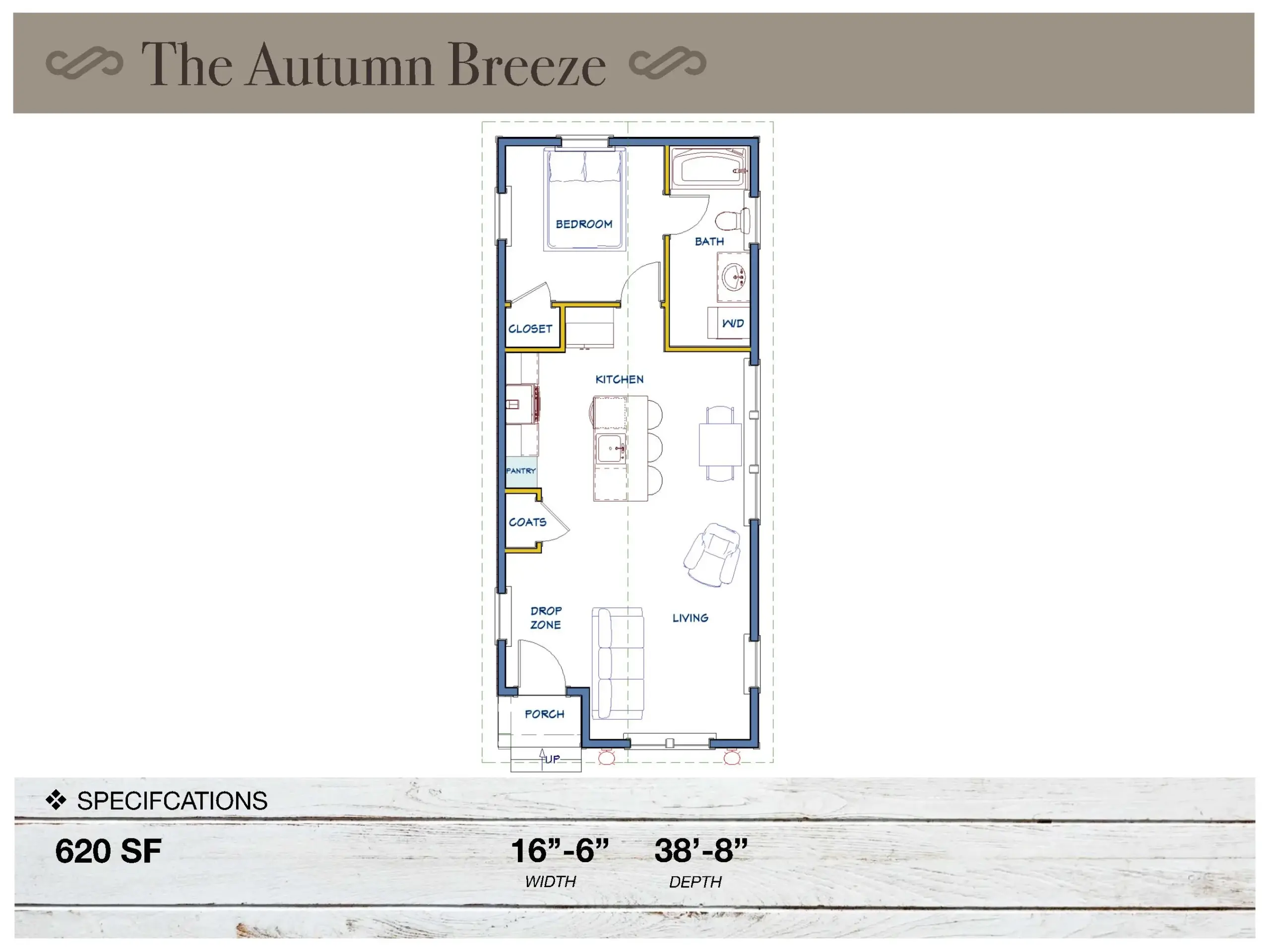 8x16 Floor Plan
