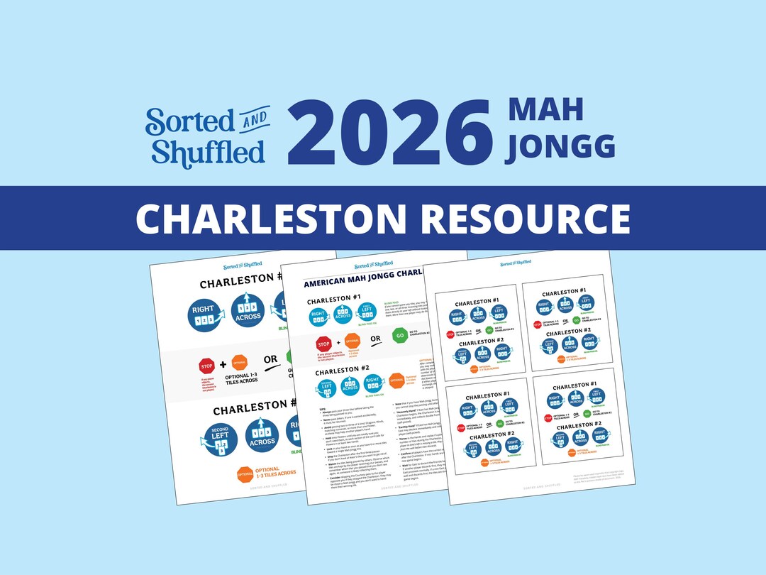 American Mahjong Charleston Cheatsheet