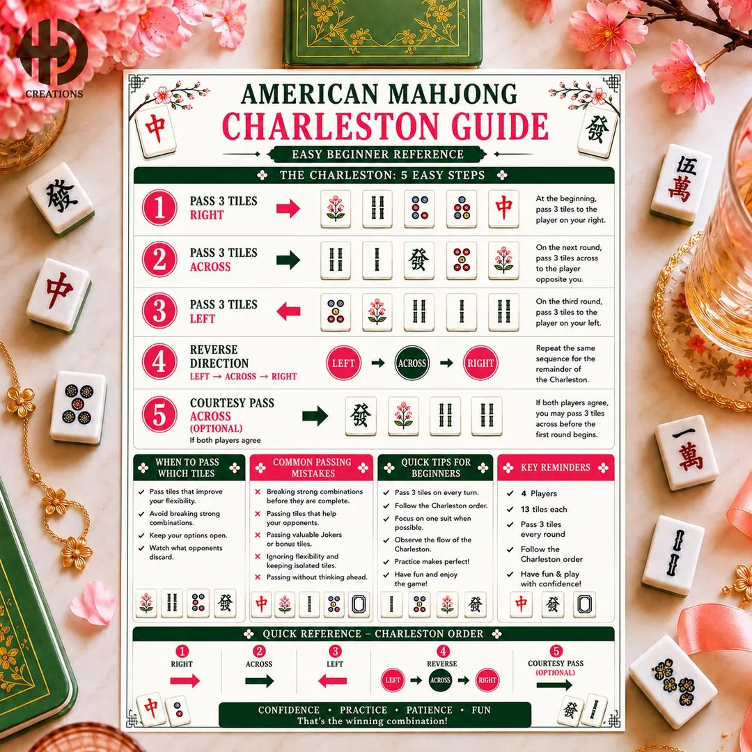 American Mahjong Charleston Tile Guide
