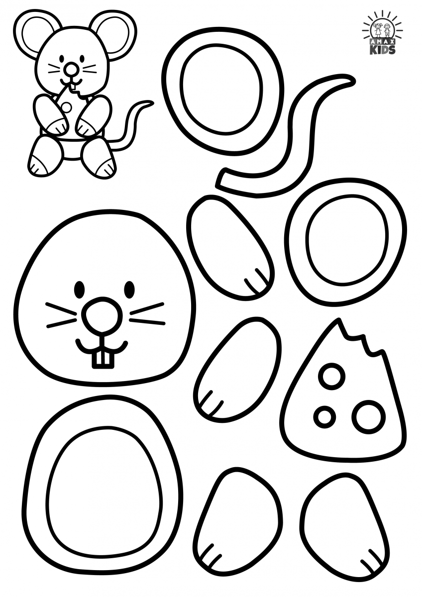 Animal Cut And Paste Activity For Kids