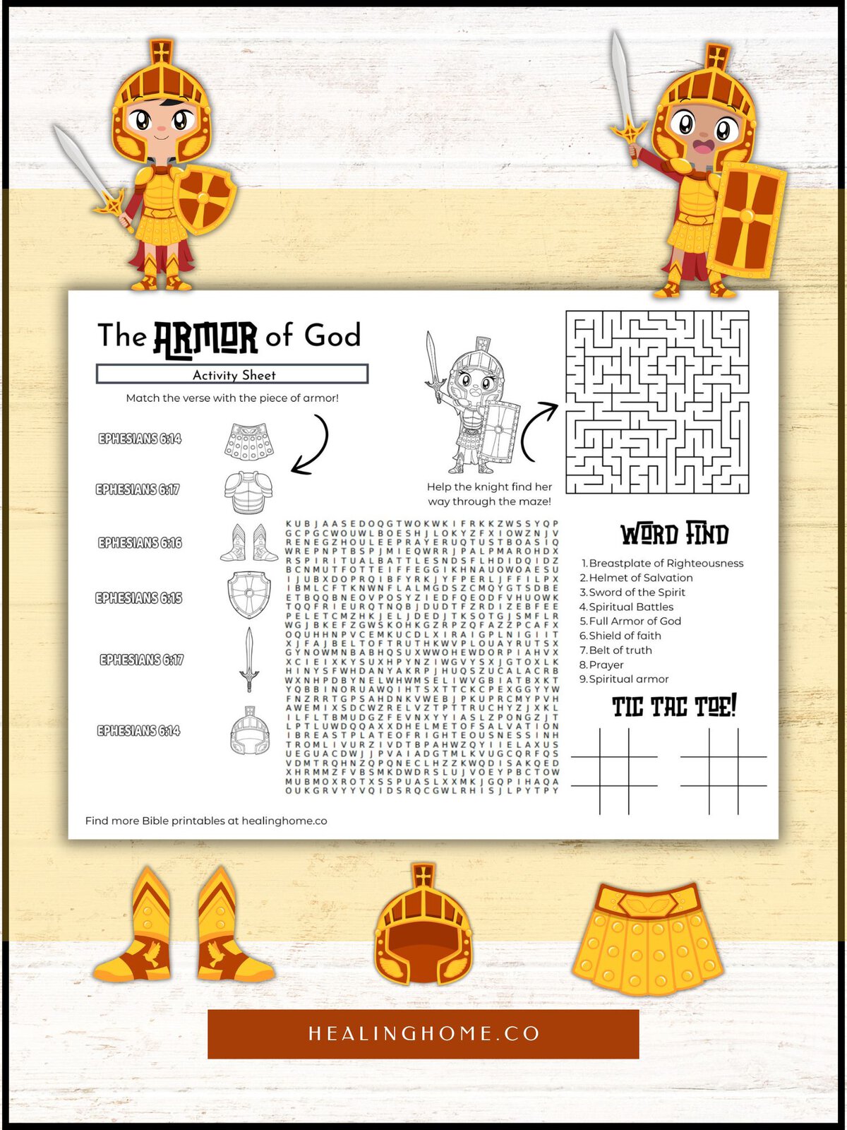 Armor Of God Activity Sheet Free Download Armor Of God Activity Sheet Free Download