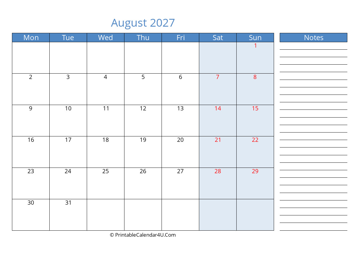 August