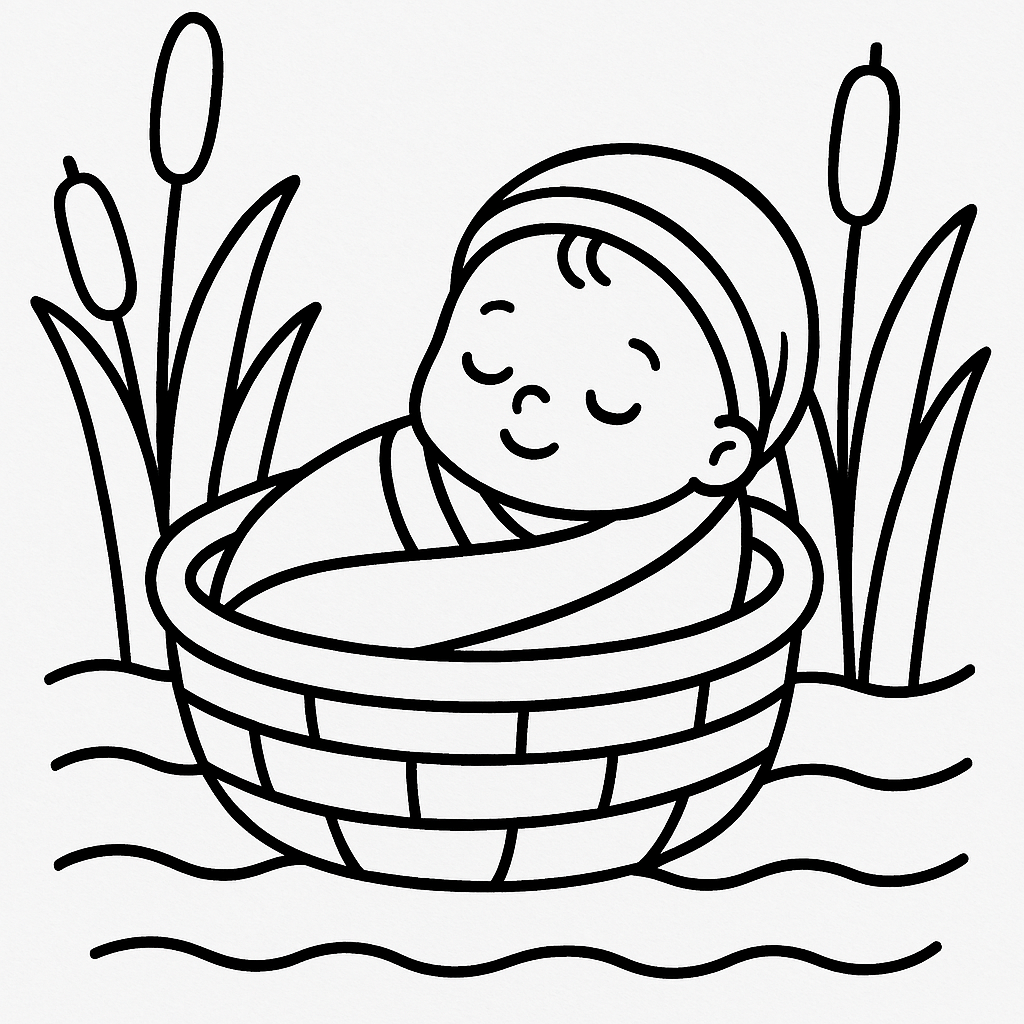 Baby Moses Mothers Day Card Craft 3 Options