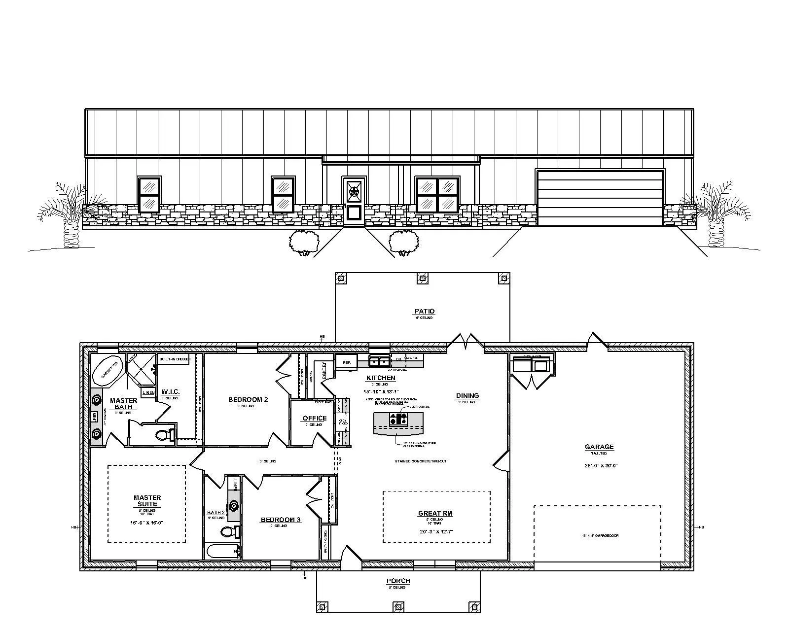 Barndominium House Plans Pdf 3 Bed 2