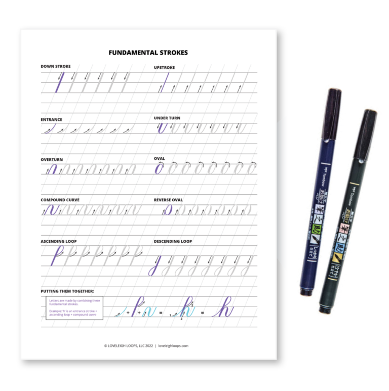 Tracking Calligraphy Basic Calligraphy Basic Strokes Practice Sheets Free Printable Pdf - We ...