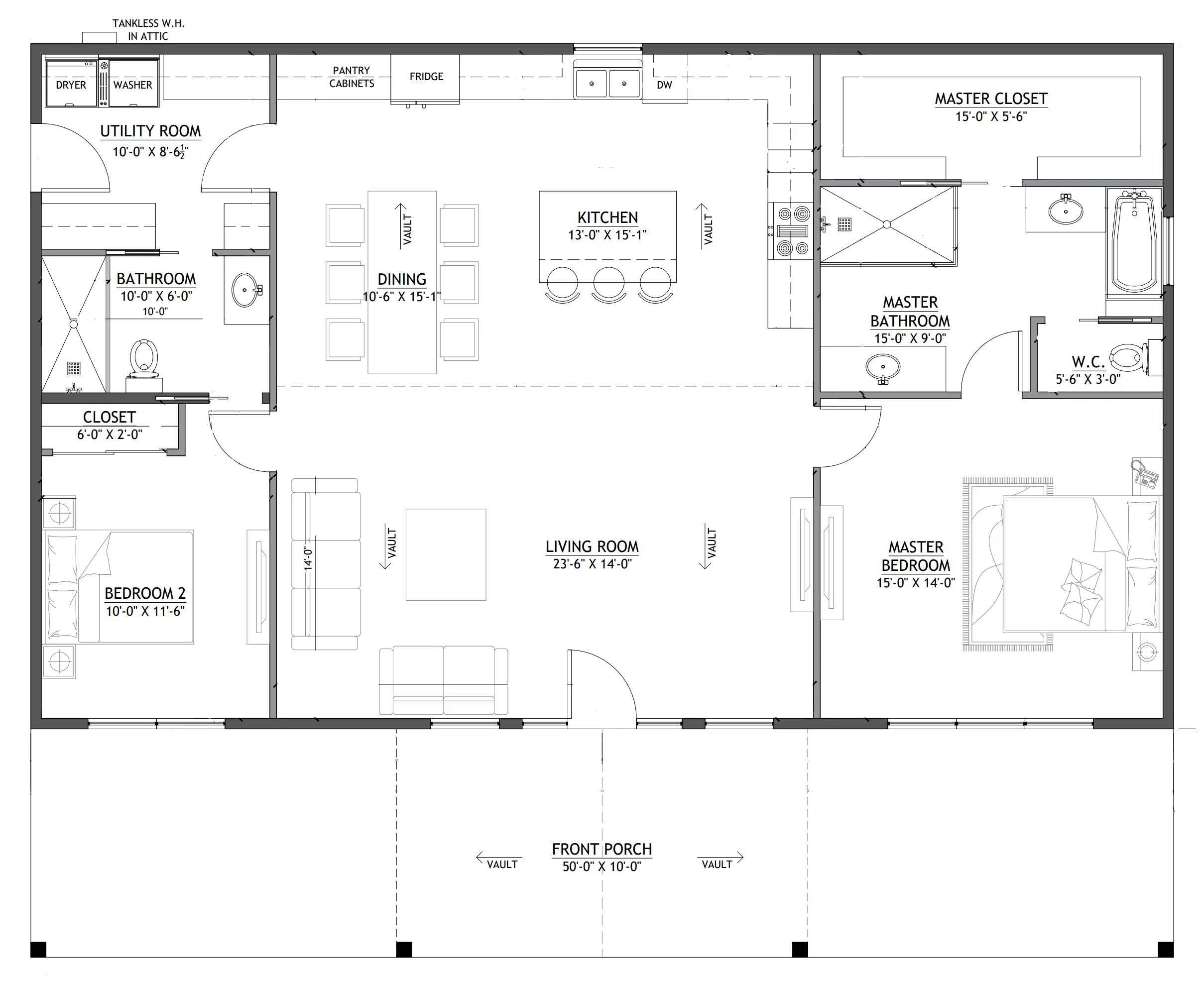 Bco 40122 C Calderon Barndominium House Plan