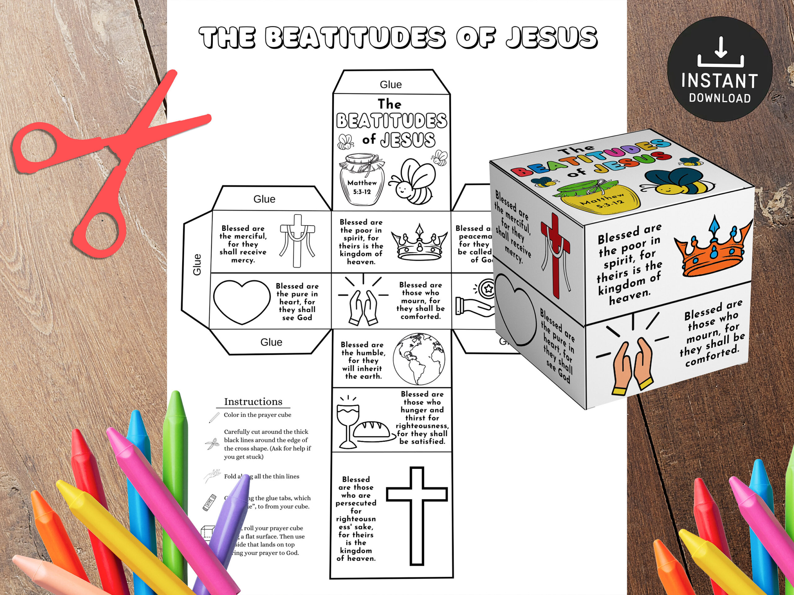 Beatitudes Worksheet