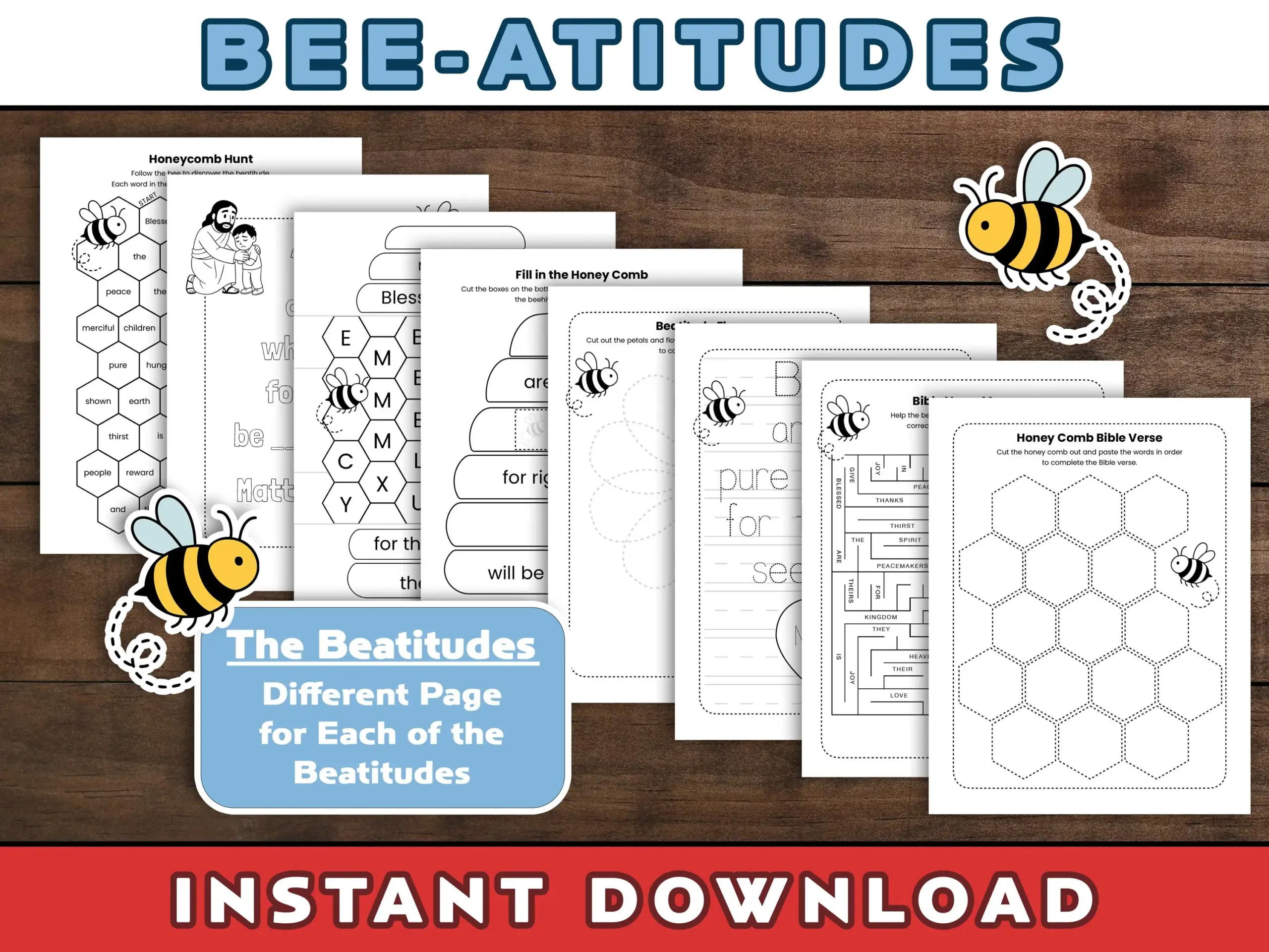 Beatitudes Worksheet