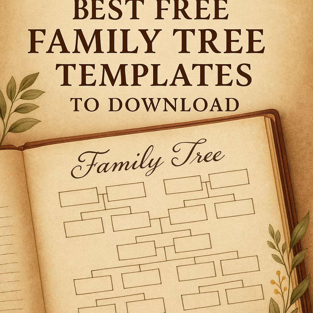 Best Free Family Tree Templates To Download