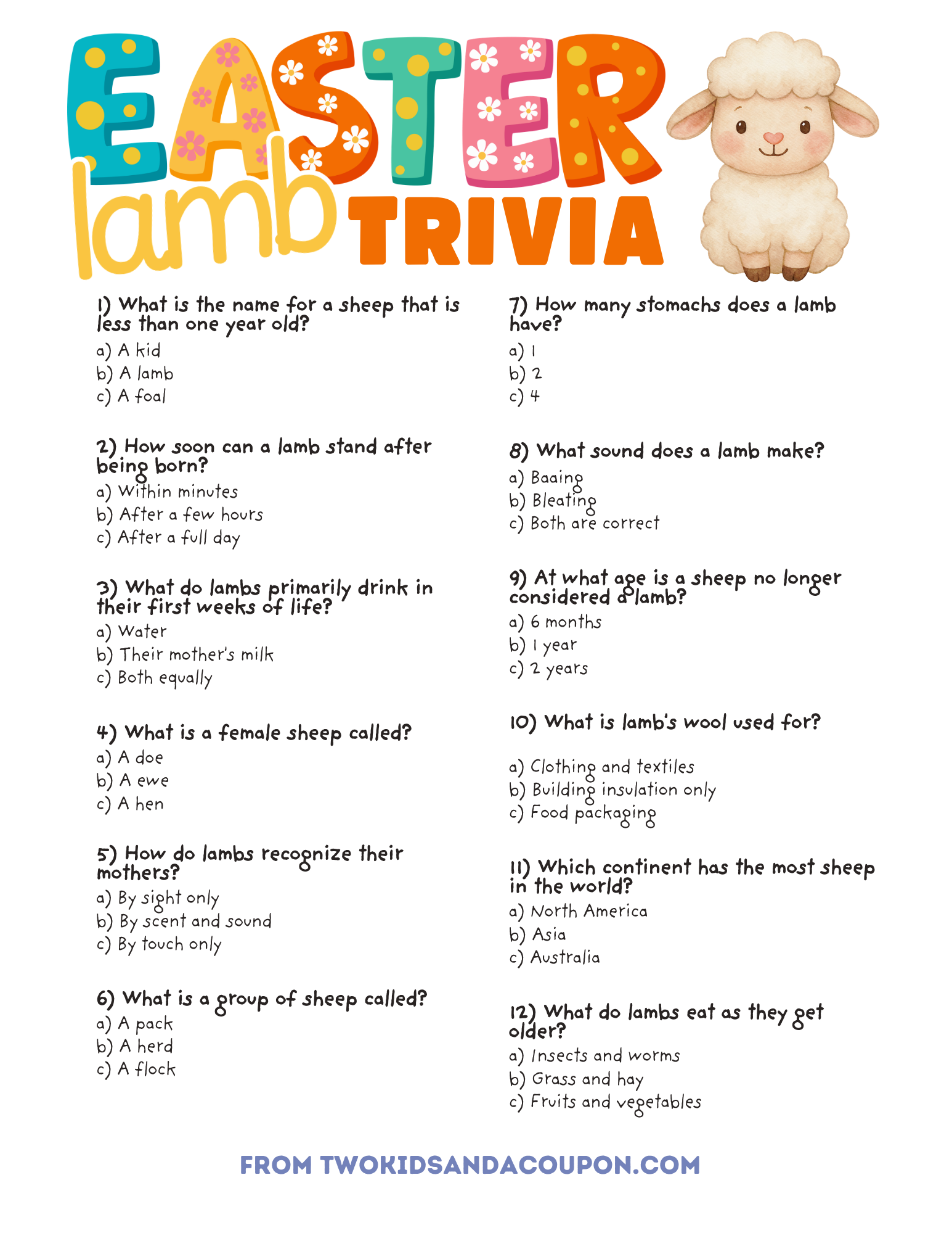 Beyond The Basket 4 Free Easter Trivia Games That Will Scramble Your Brain