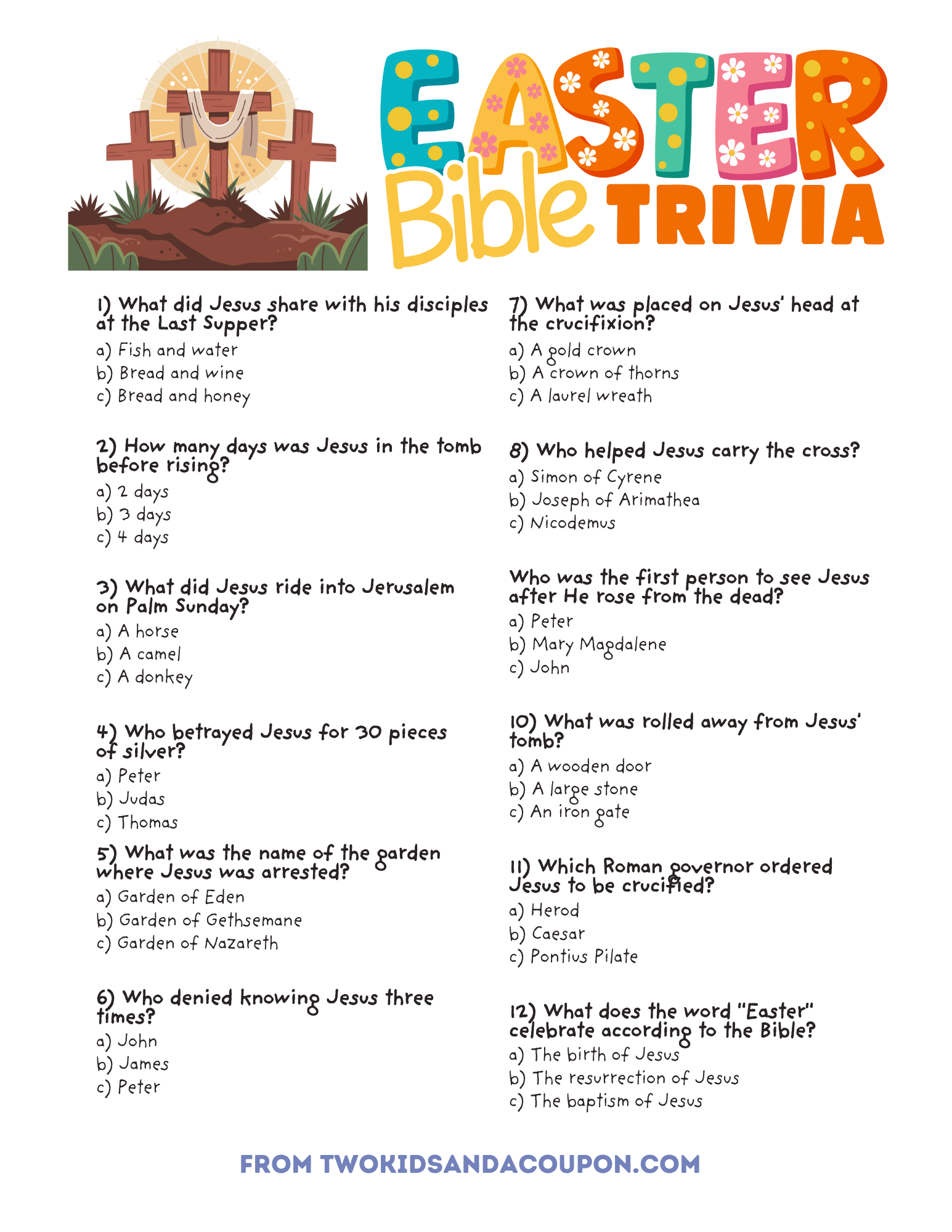 Beyond The Basket 4 Free Easter Trivia Games That Will Scramble Your Brain
