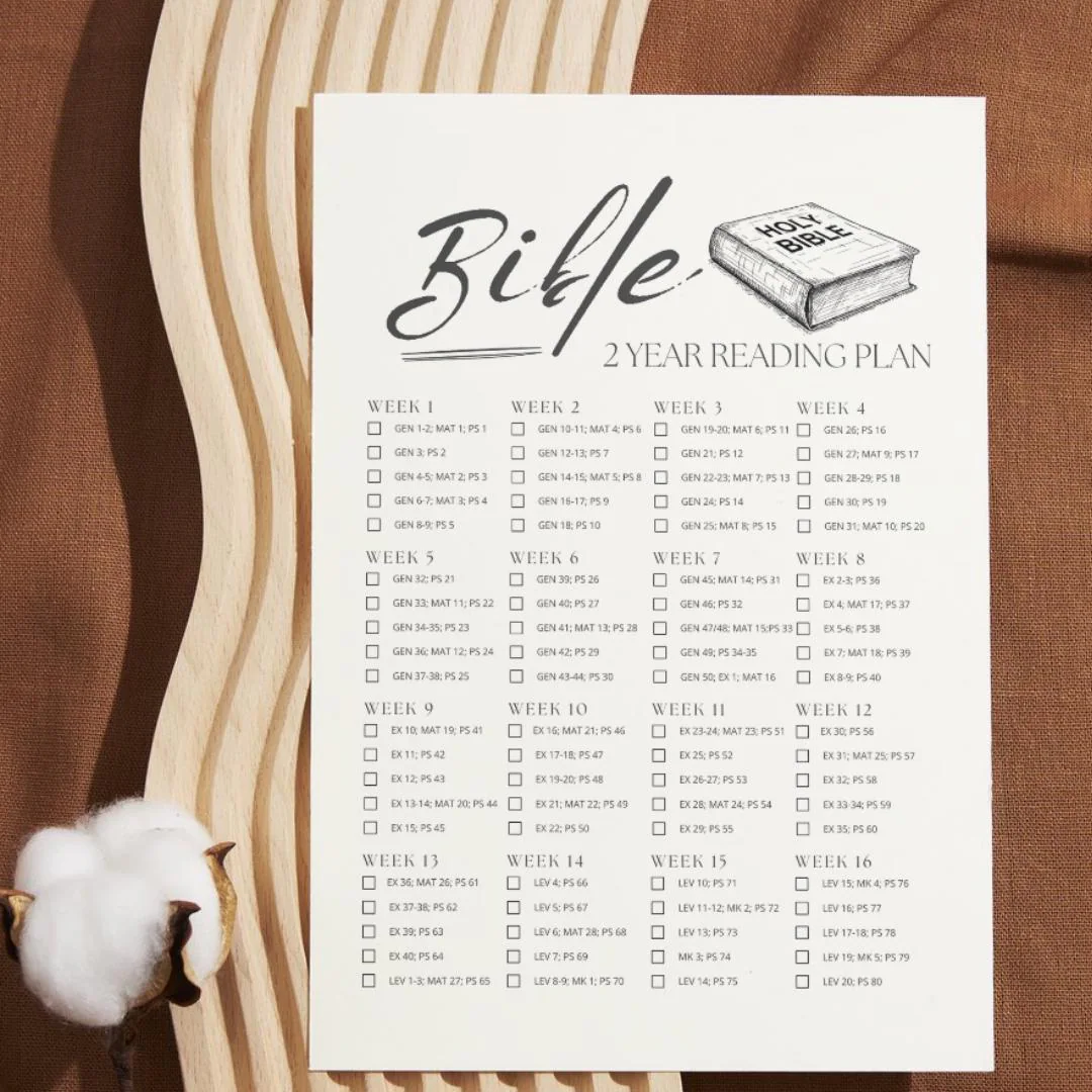 Bible Chapter Checklist Printable