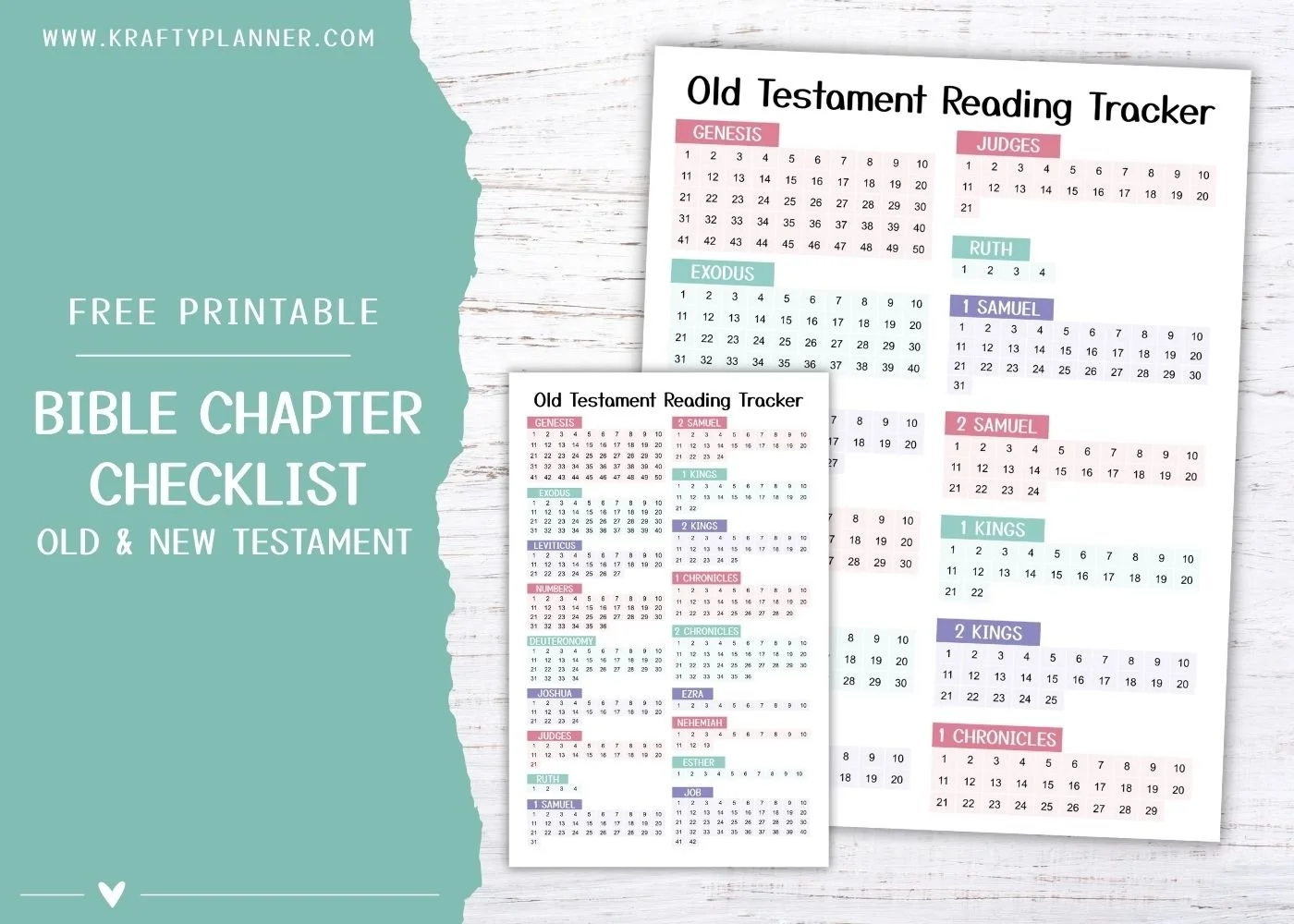Bible Chapter Checklist Bible Chapter Checklist