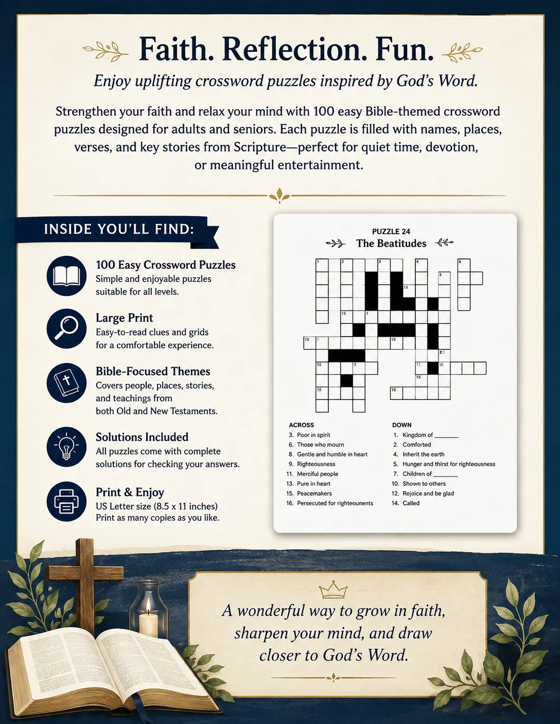 Bible Christian Crossword Puzzles