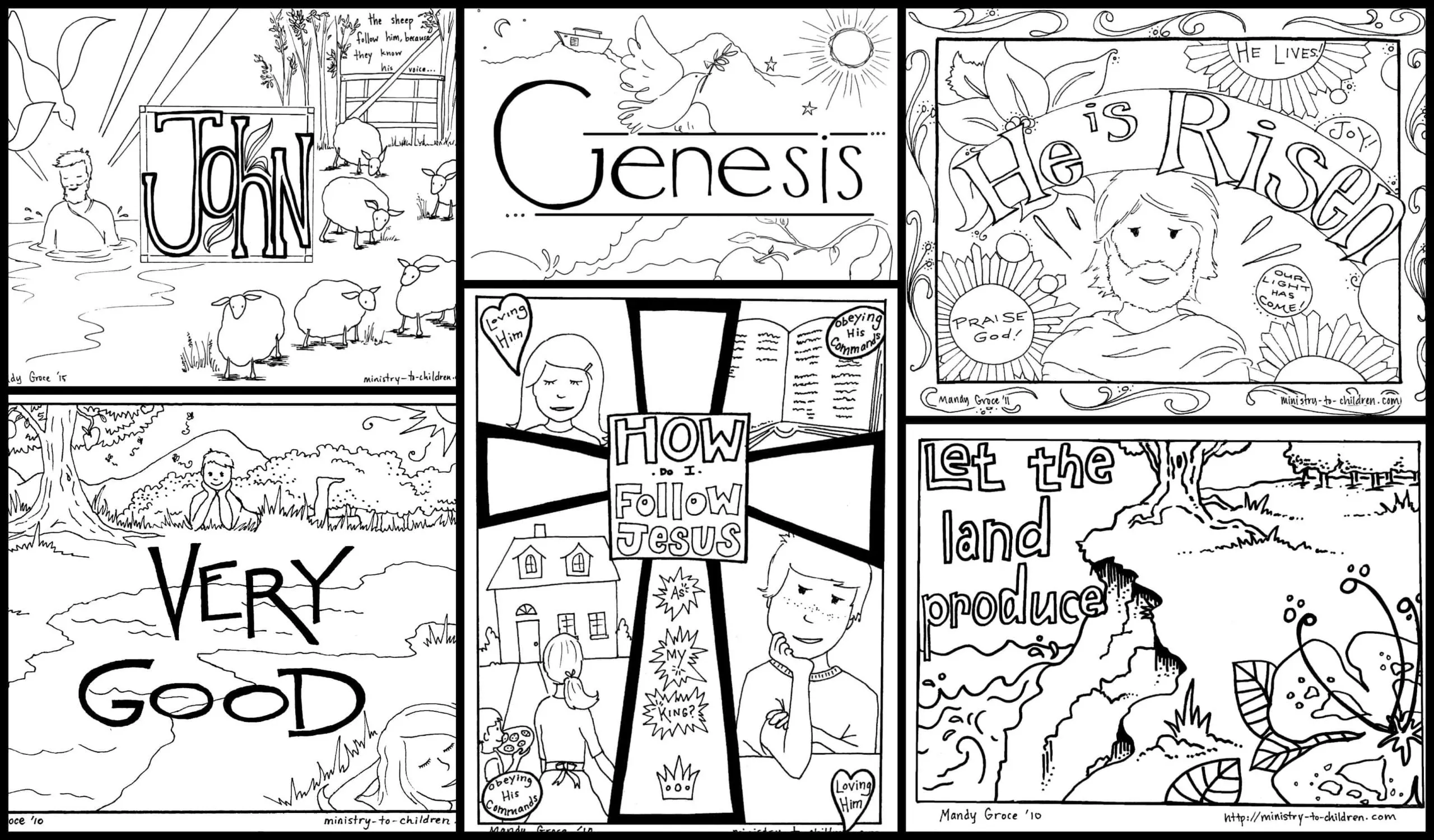 Bible Coloring Pages