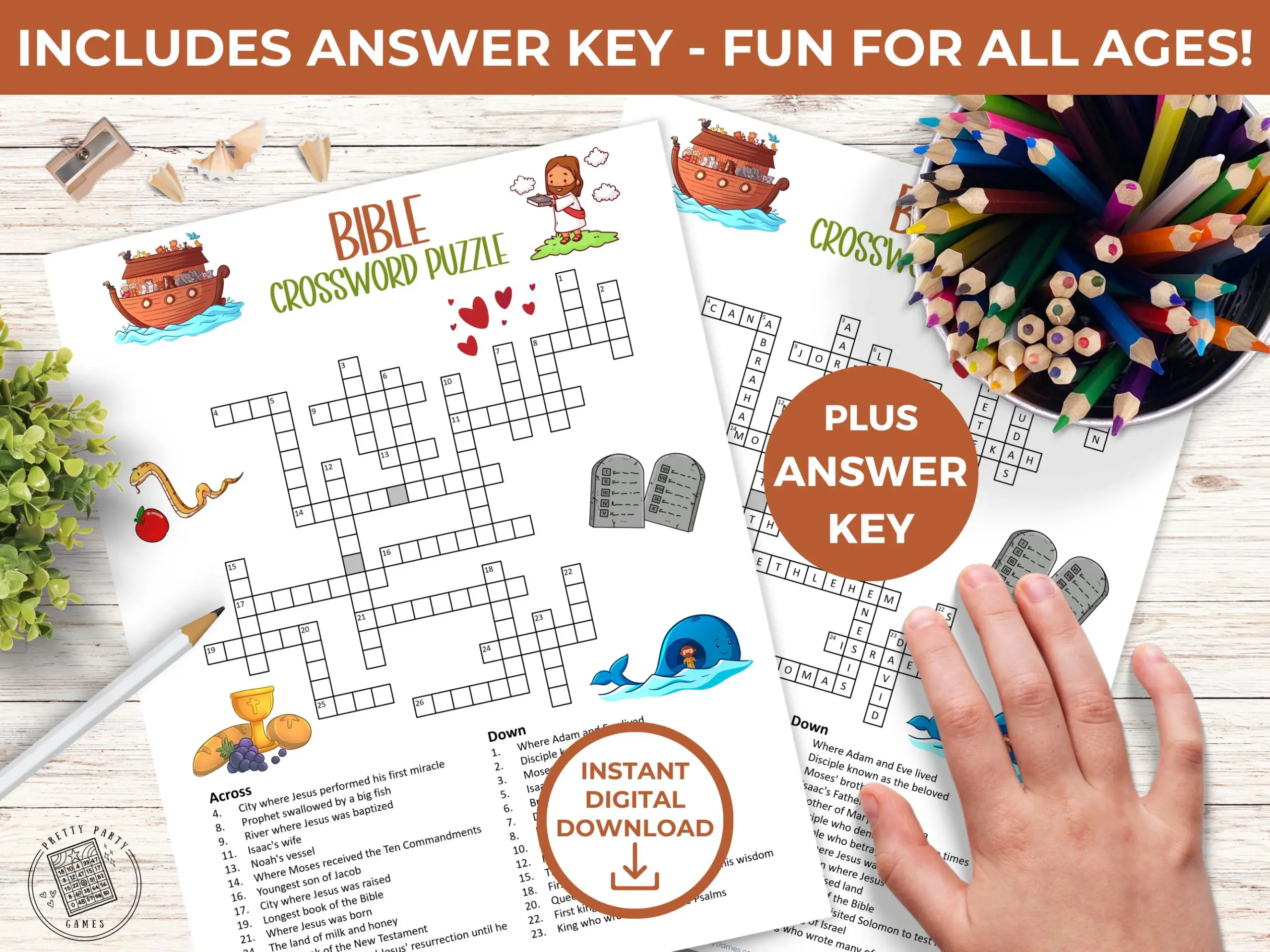 Bible Crossword Puzzle Printable