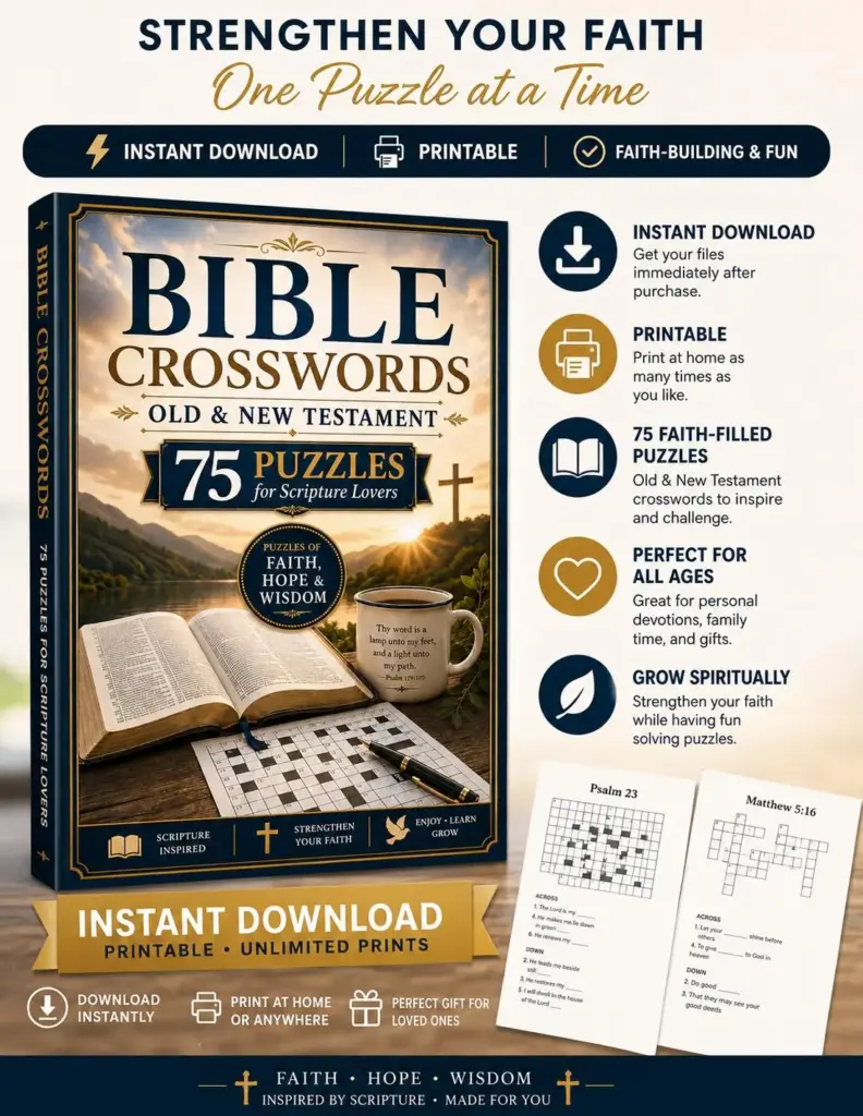 Bible Crossword Puzzles
