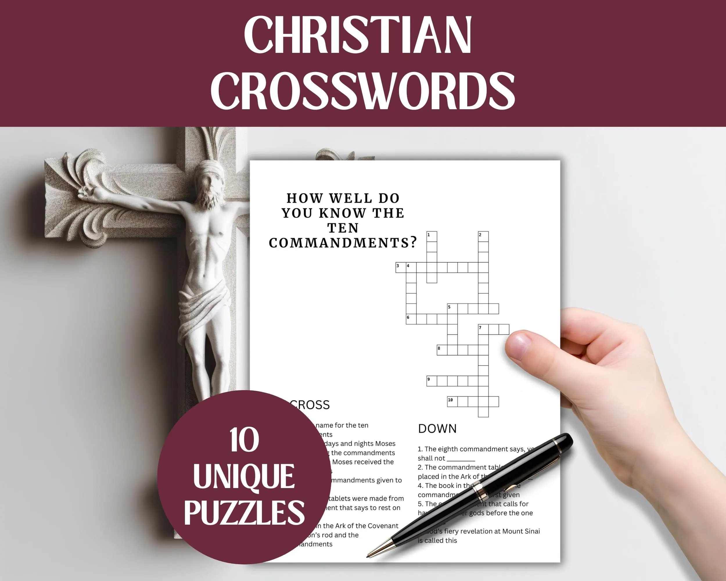 Bible Crossword Puzzles Pdf