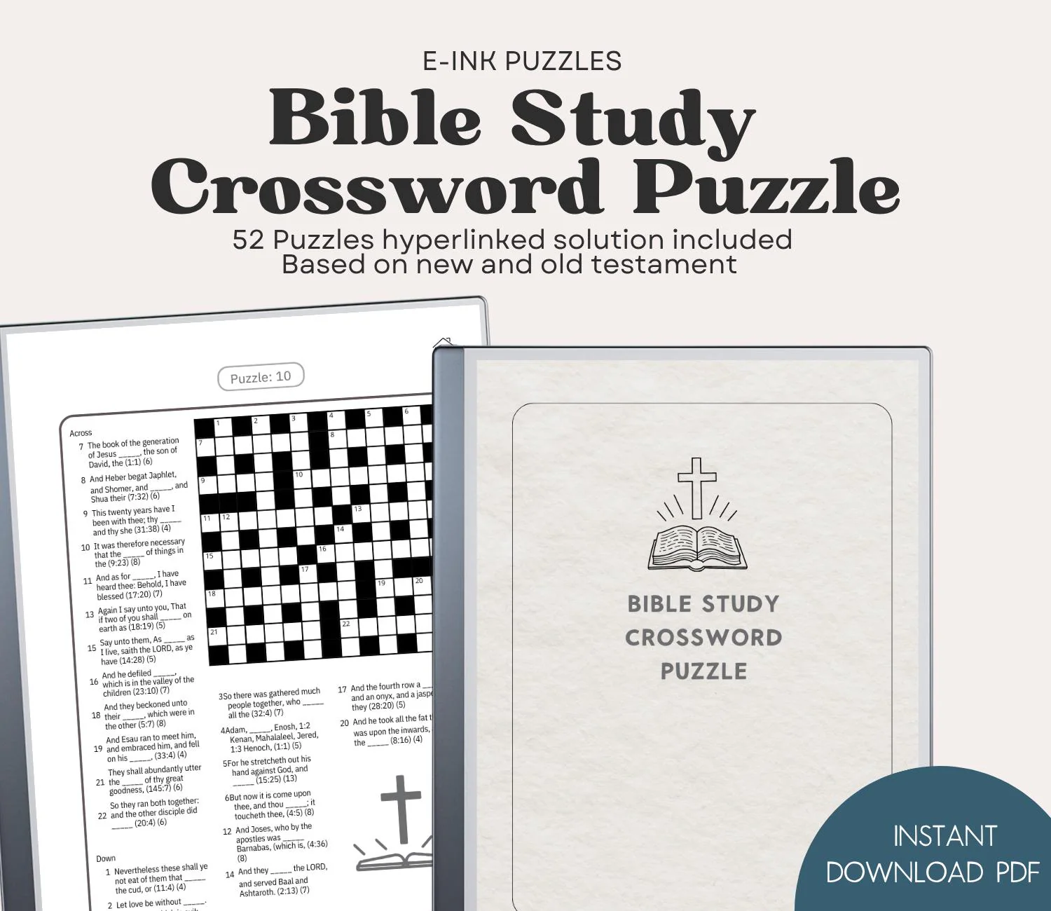Bible Crossword Puzzles