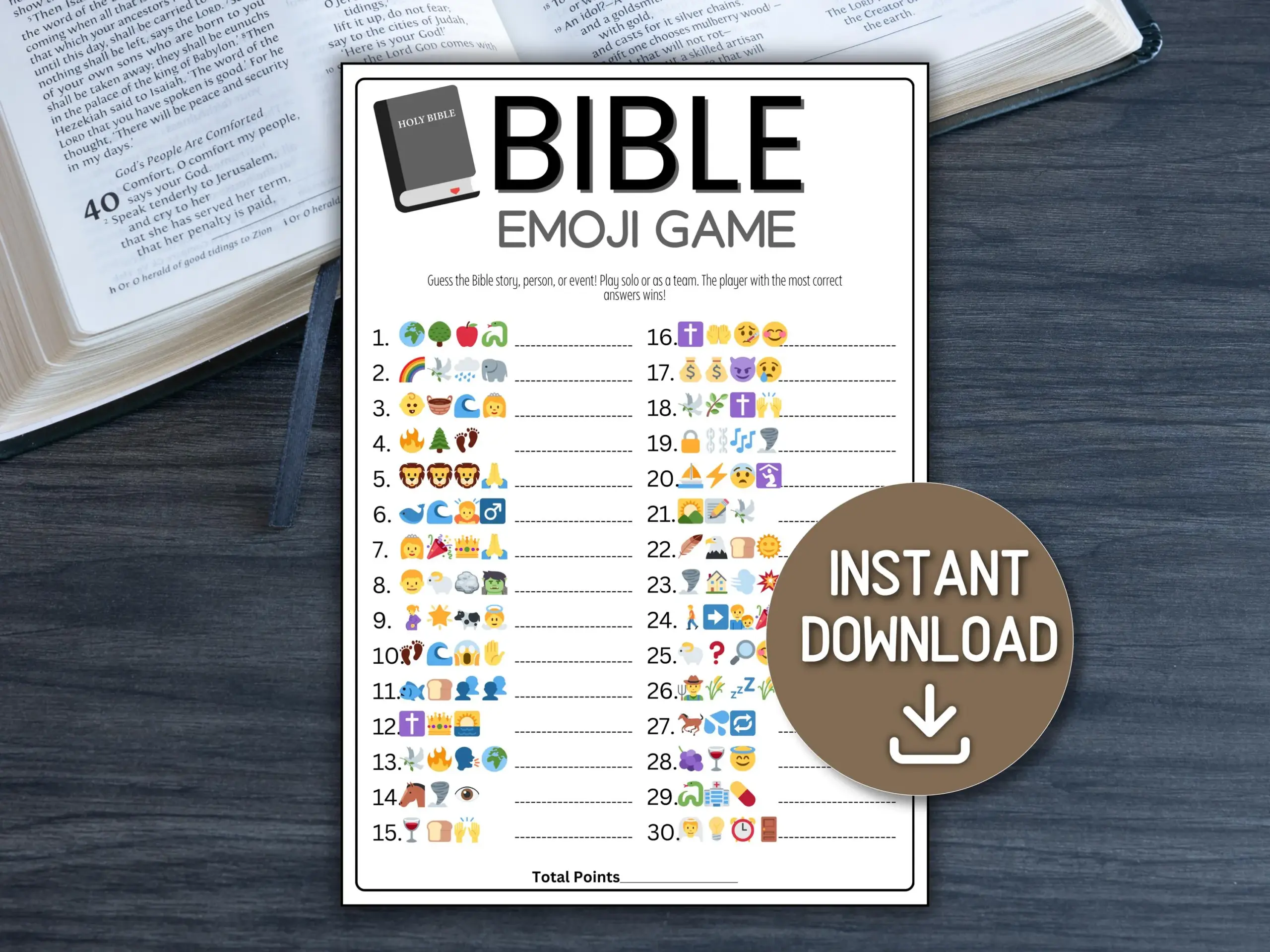 Bible Puzzle For Adult Printable