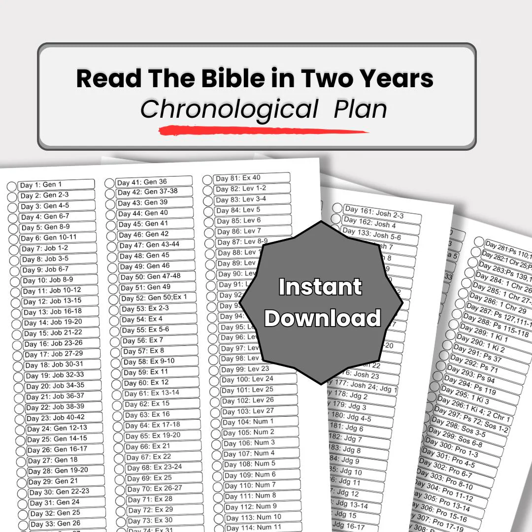 Bible Reading Plan 52 Week