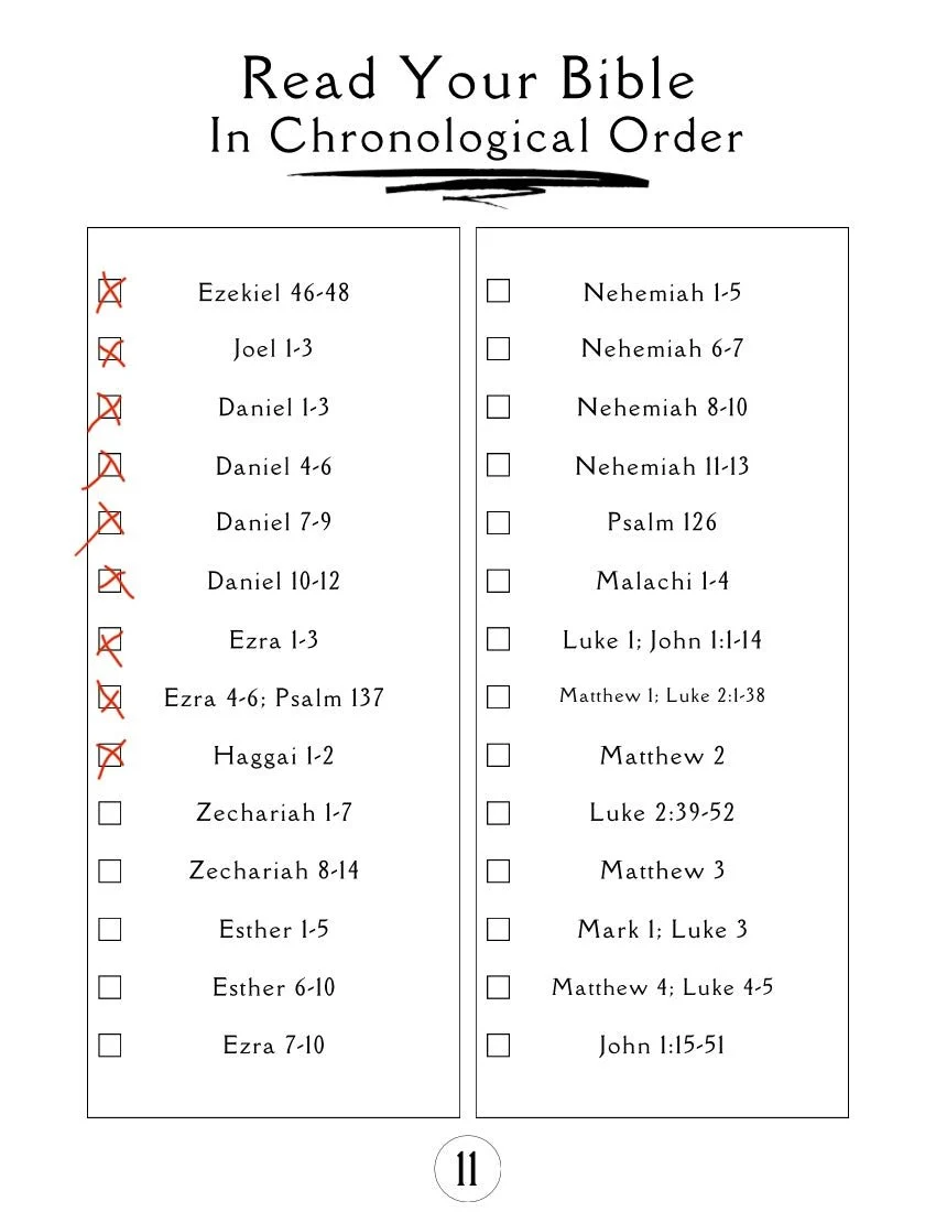 Bible Reading Plan Pdf Chronological Order Of Events