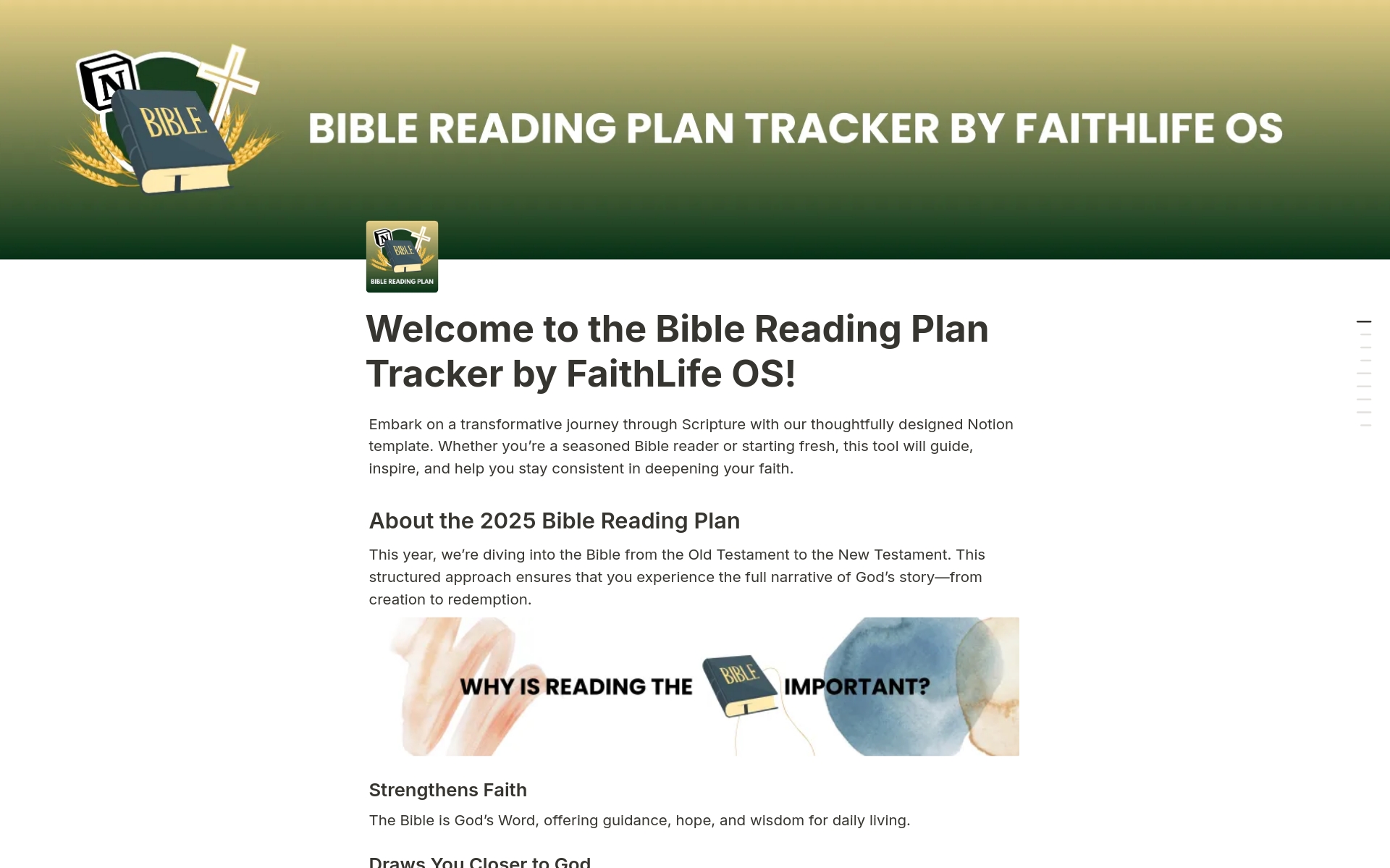Bible Reading Plan Tracker 2025