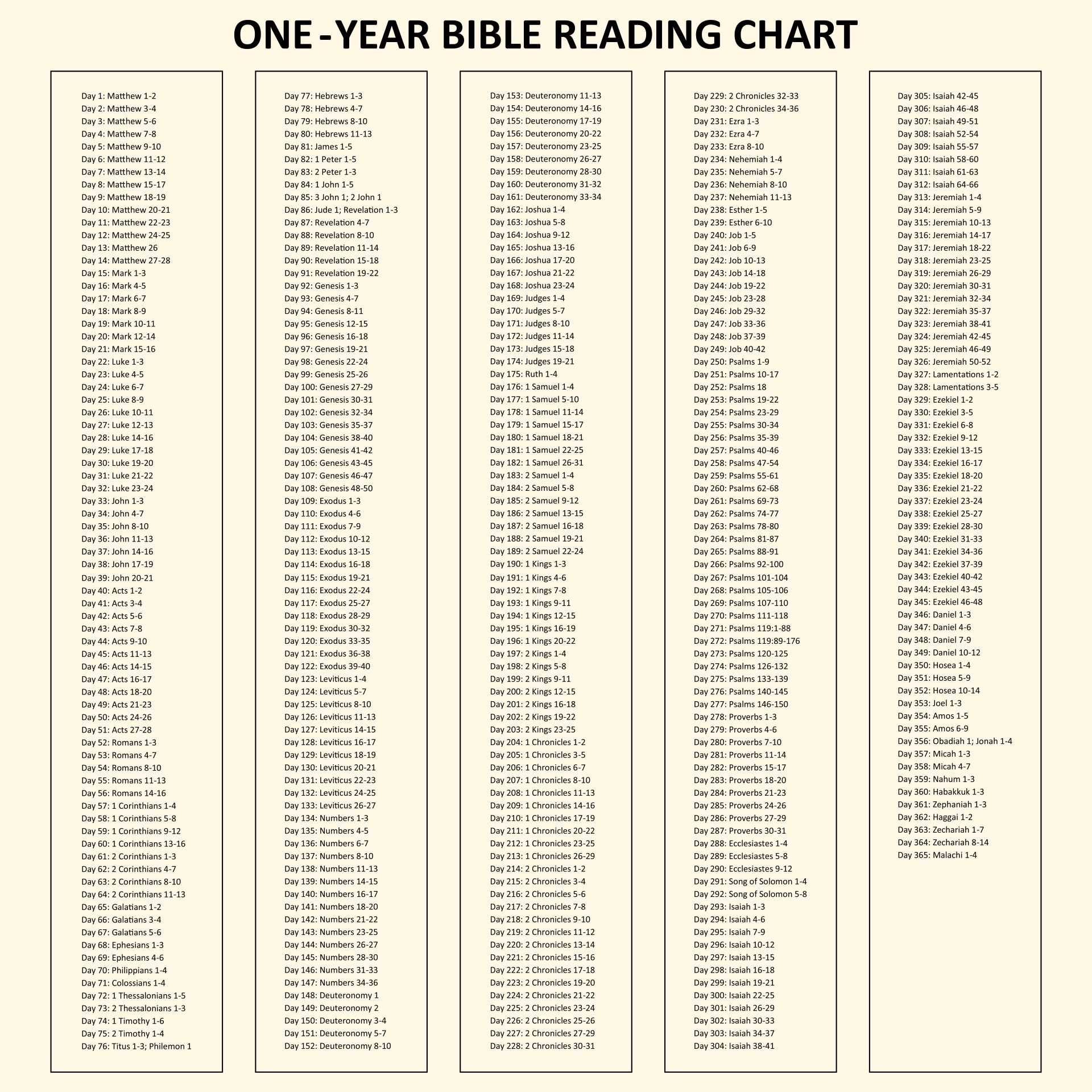 Bible Reading Bible Reading