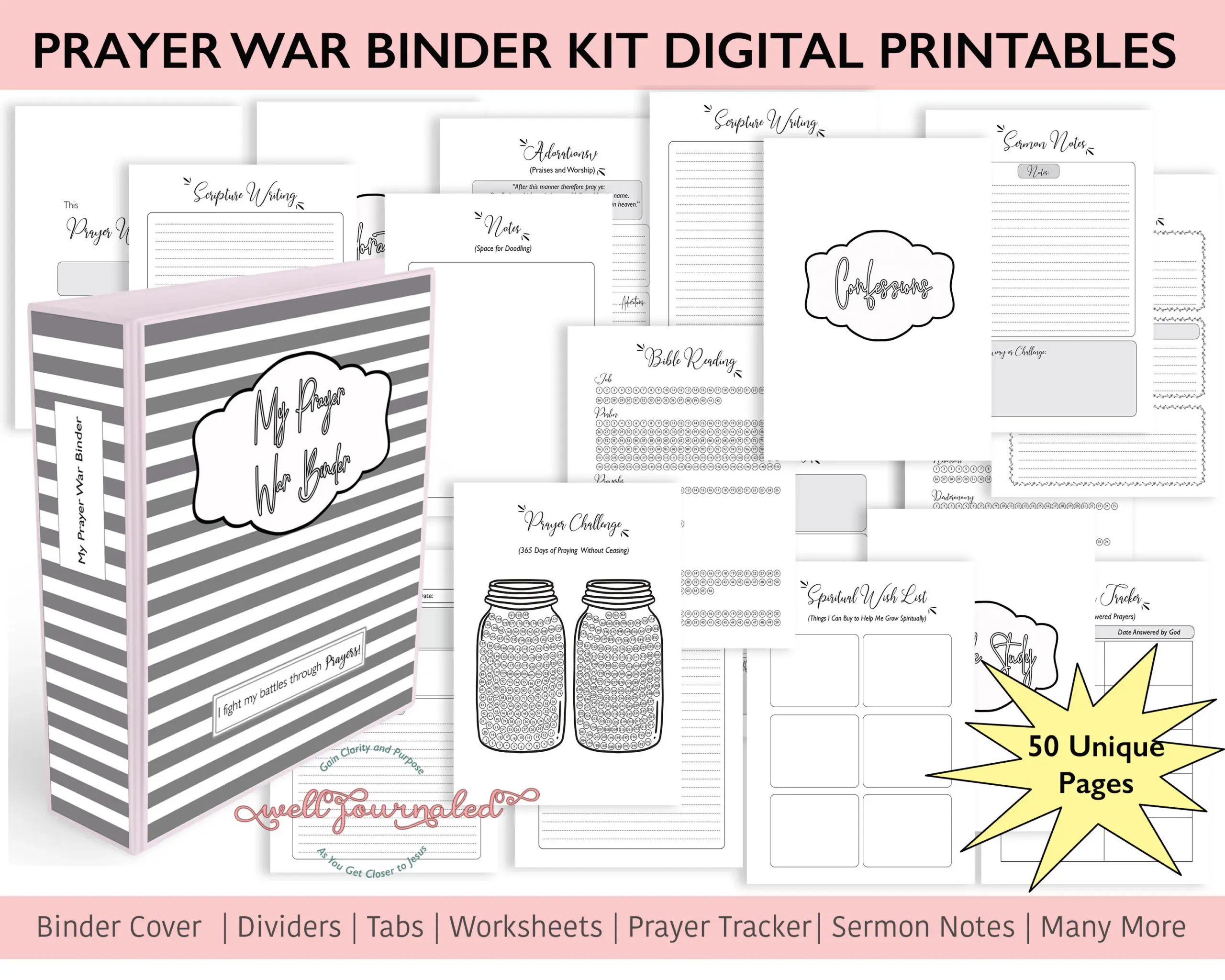 Bible Study Binder Printables