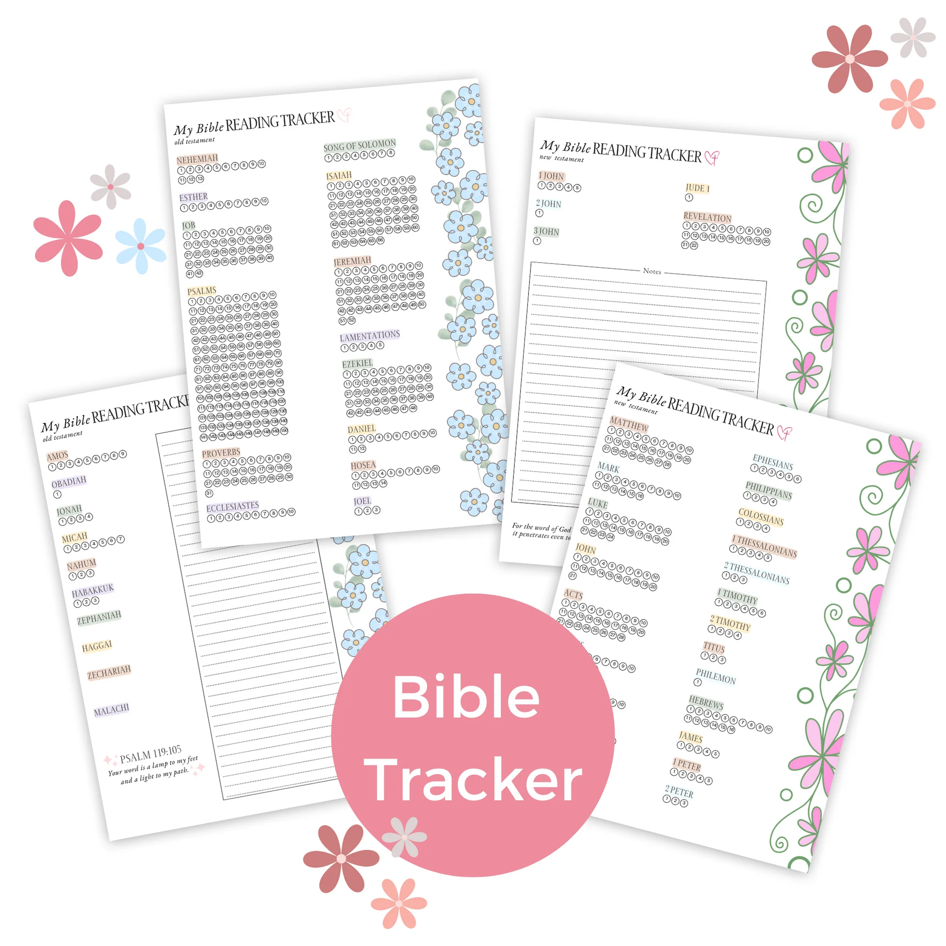 Bible Tracker Old And New Testament