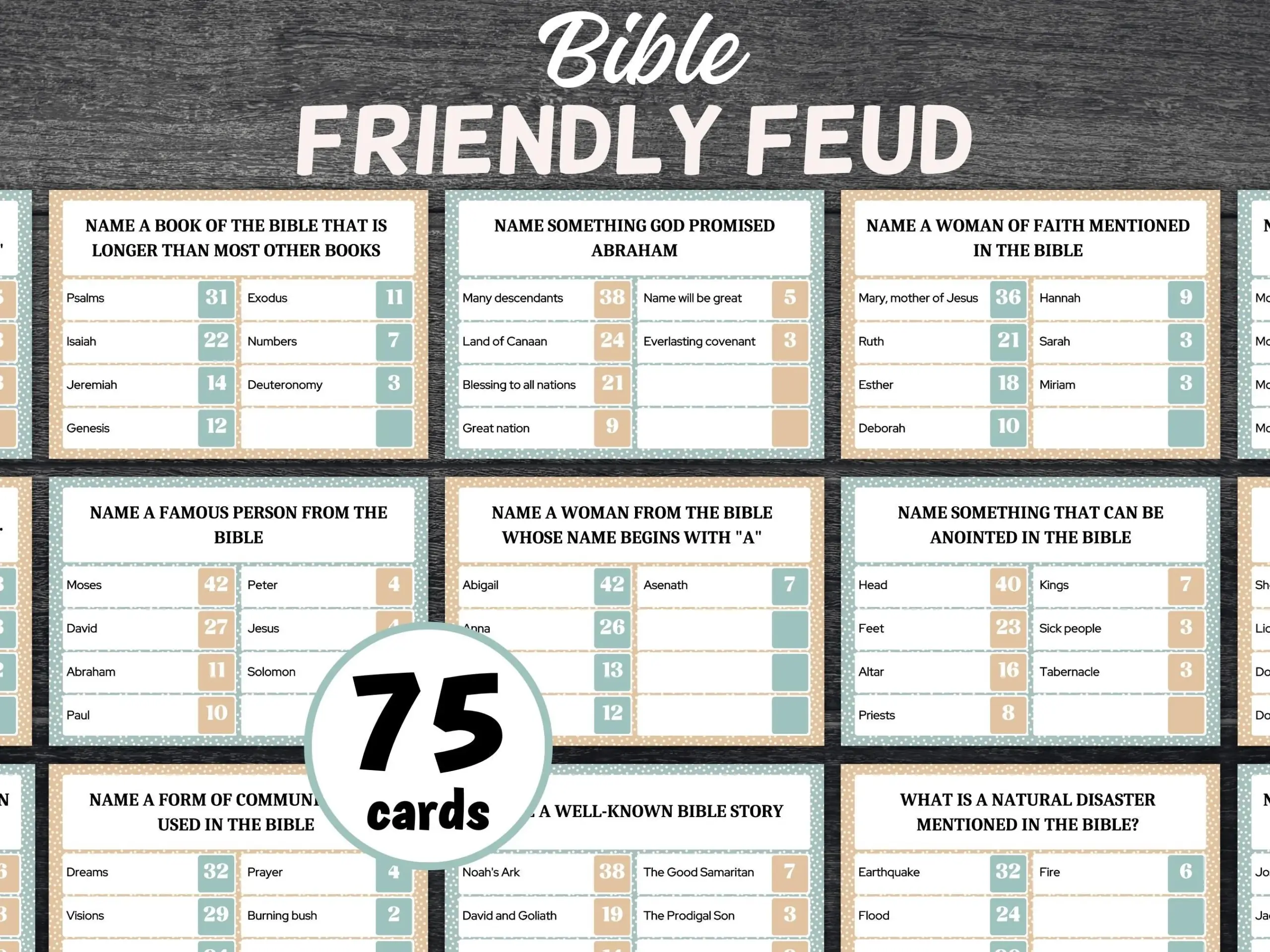 Bible Trivia For Adult And Teen Bible 61795