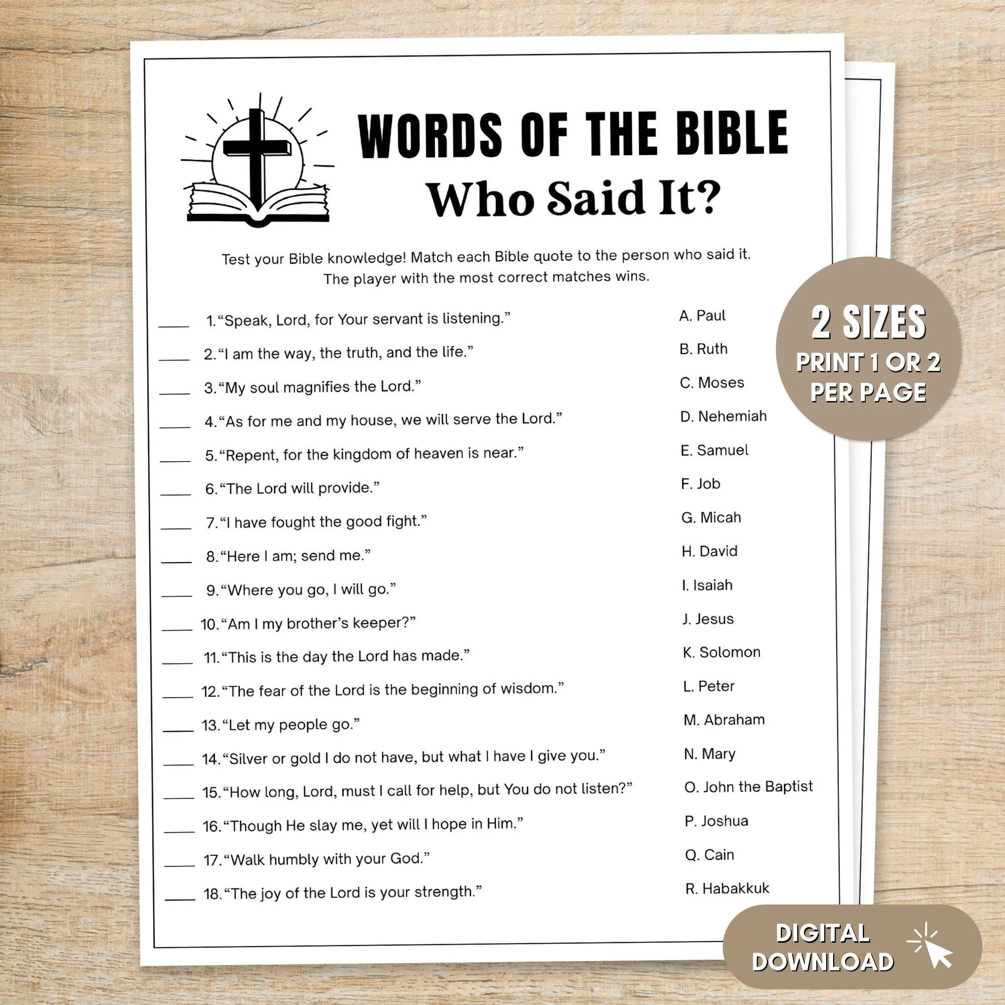 Bible Trivia