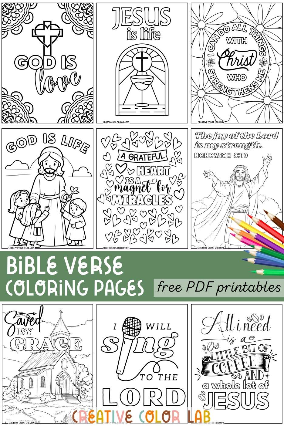 Bible Verse Coloring Pages