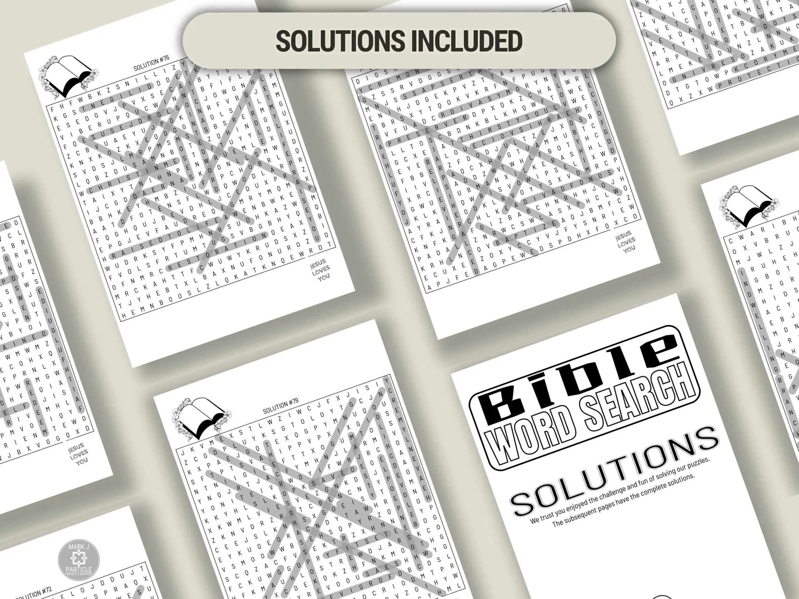 Bible Word Search Printable 101 Puzzles