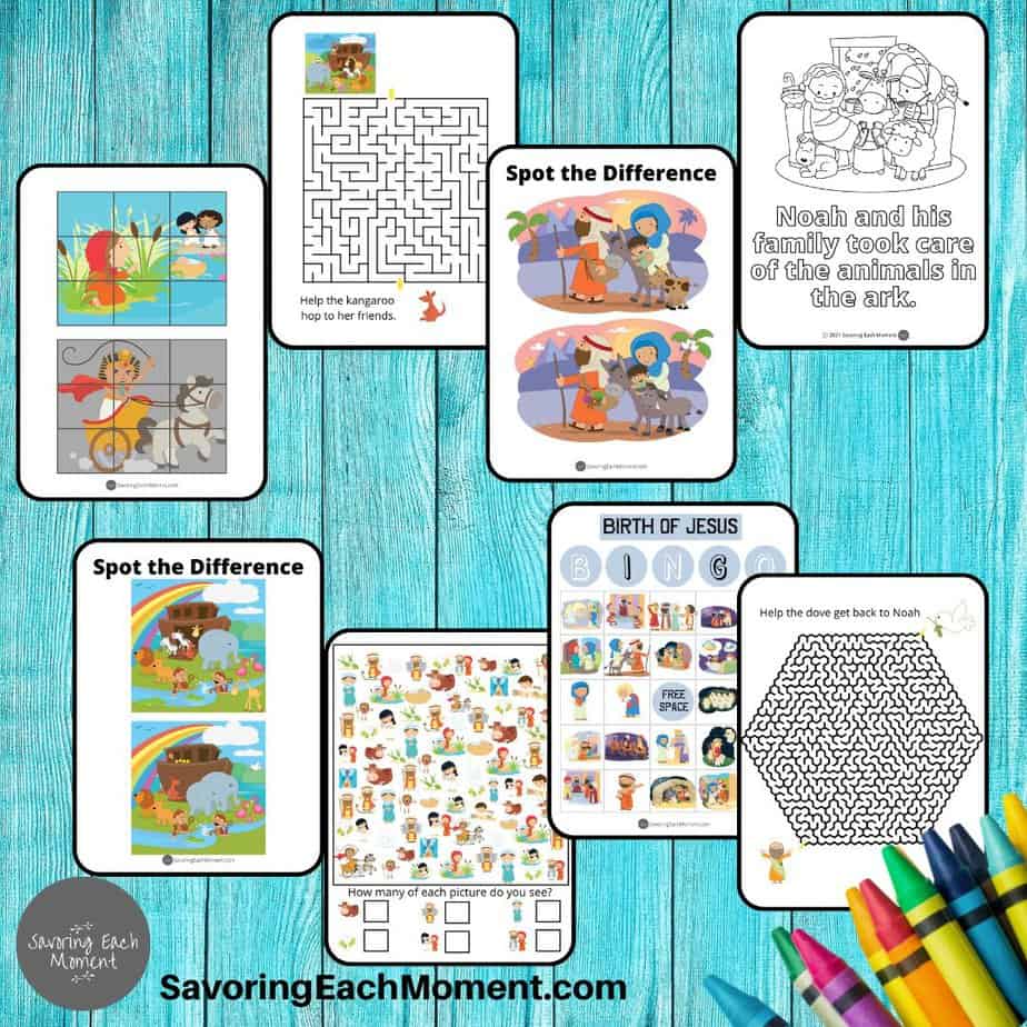 Bible Worksheets For Kids