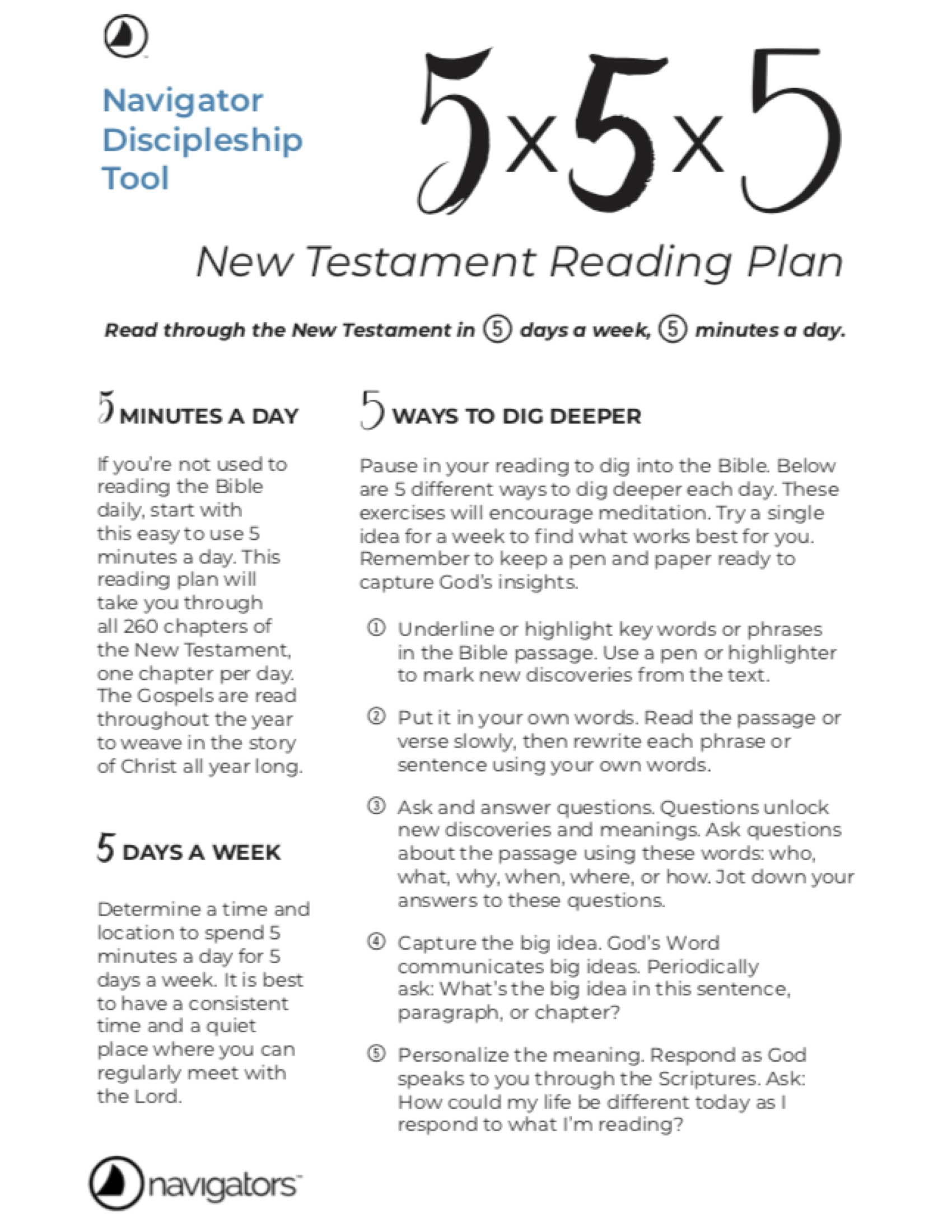 Biblereadingplan