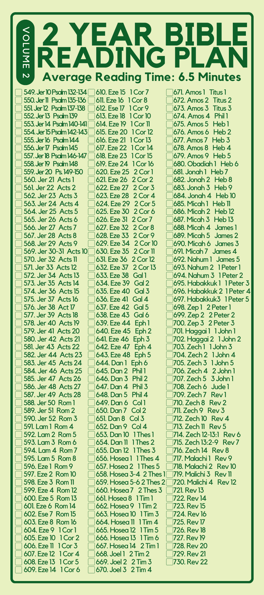Biblereadingplan