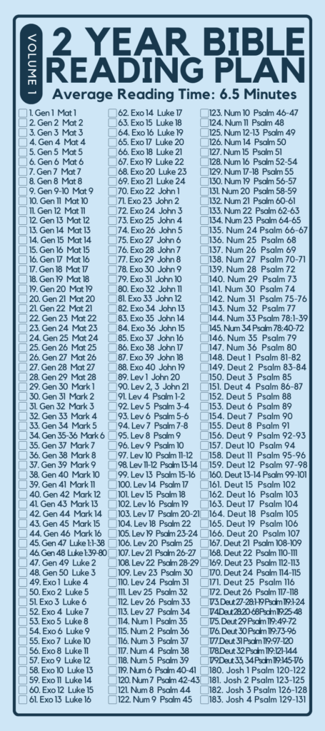 Biblereadingplan