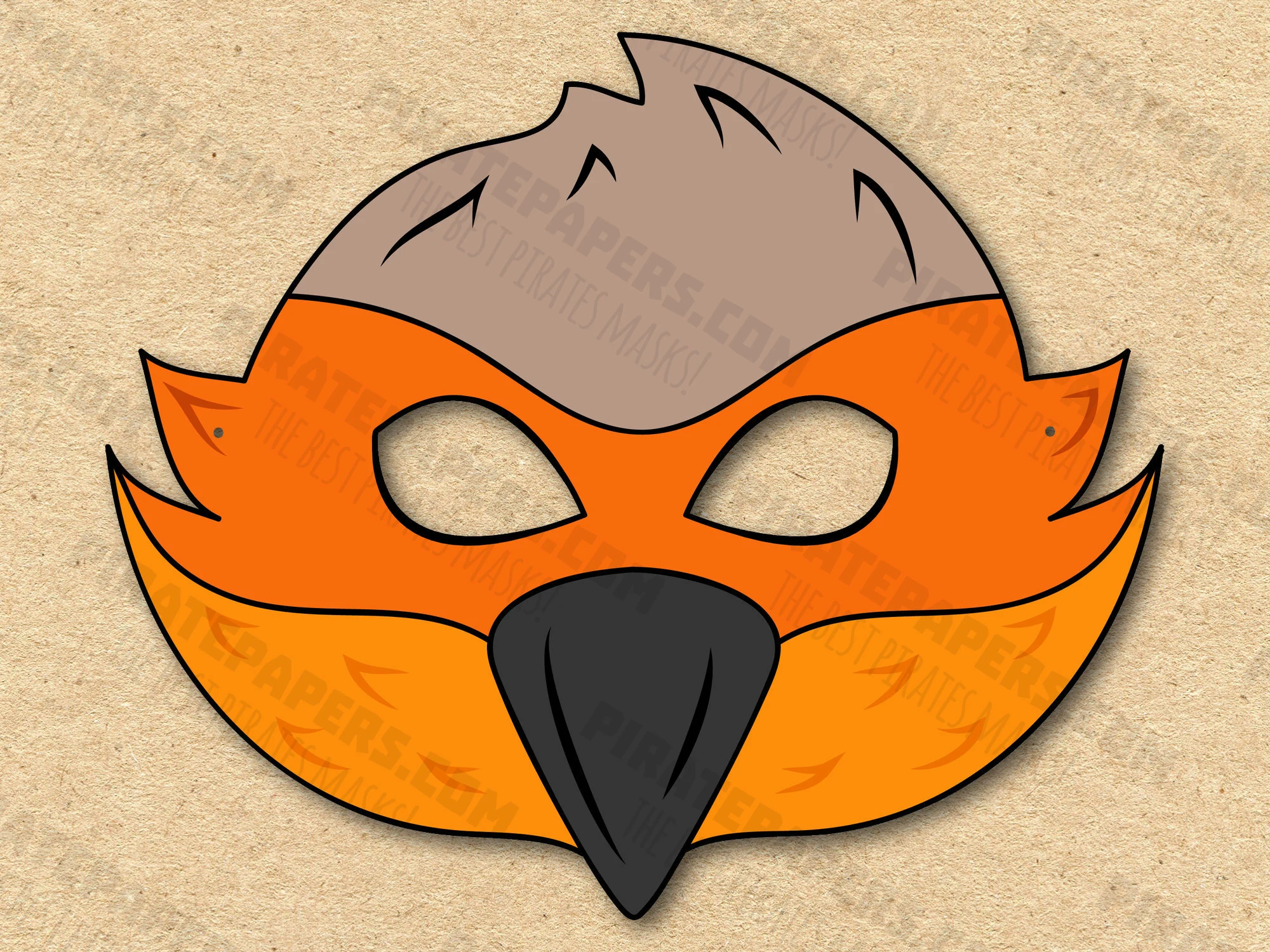 Bird Mask Printable Paper Diy For Kids