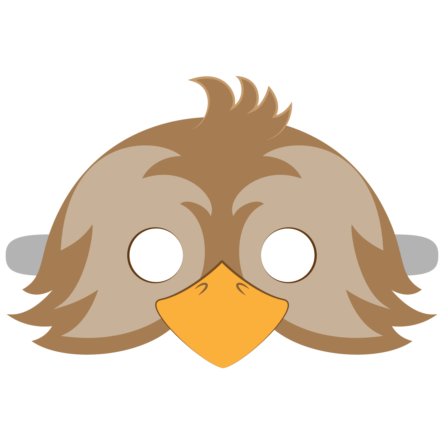 Bird Mask Template
