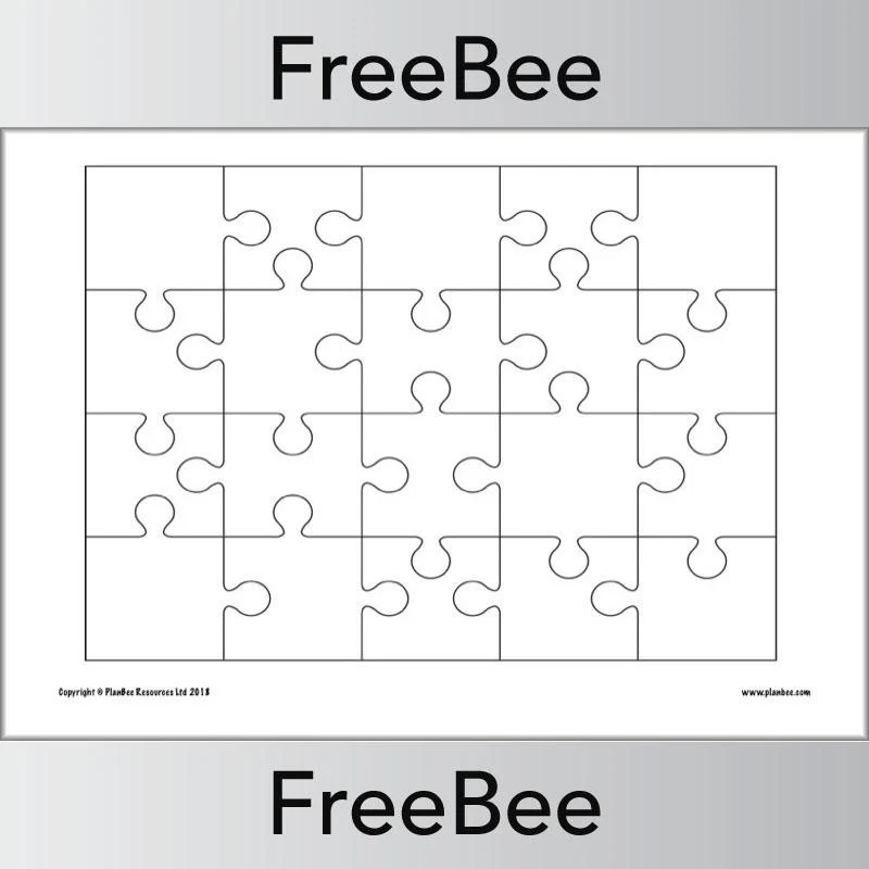 Blank Jigsaws