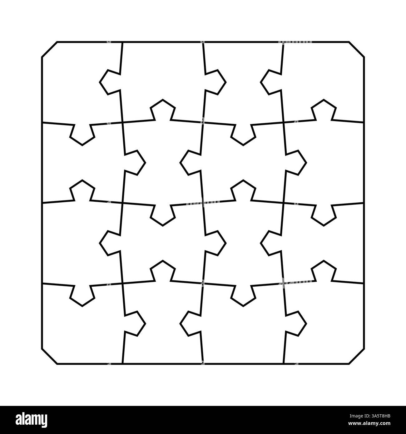 Blank Puzzle Template Blank Puzzle Template